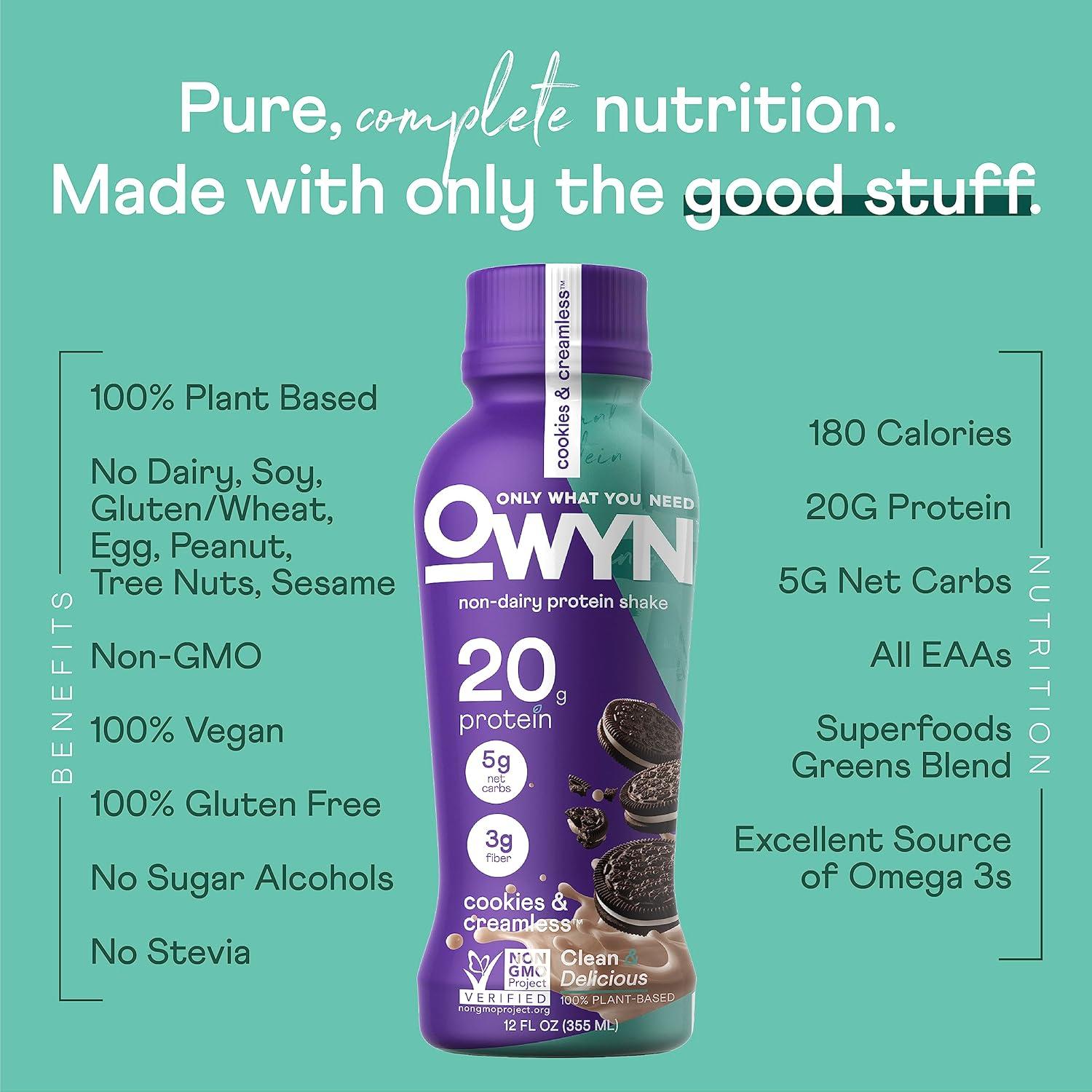 Batido de Proteína Vegana OWYN 20g - Sin Gluten y Soja
