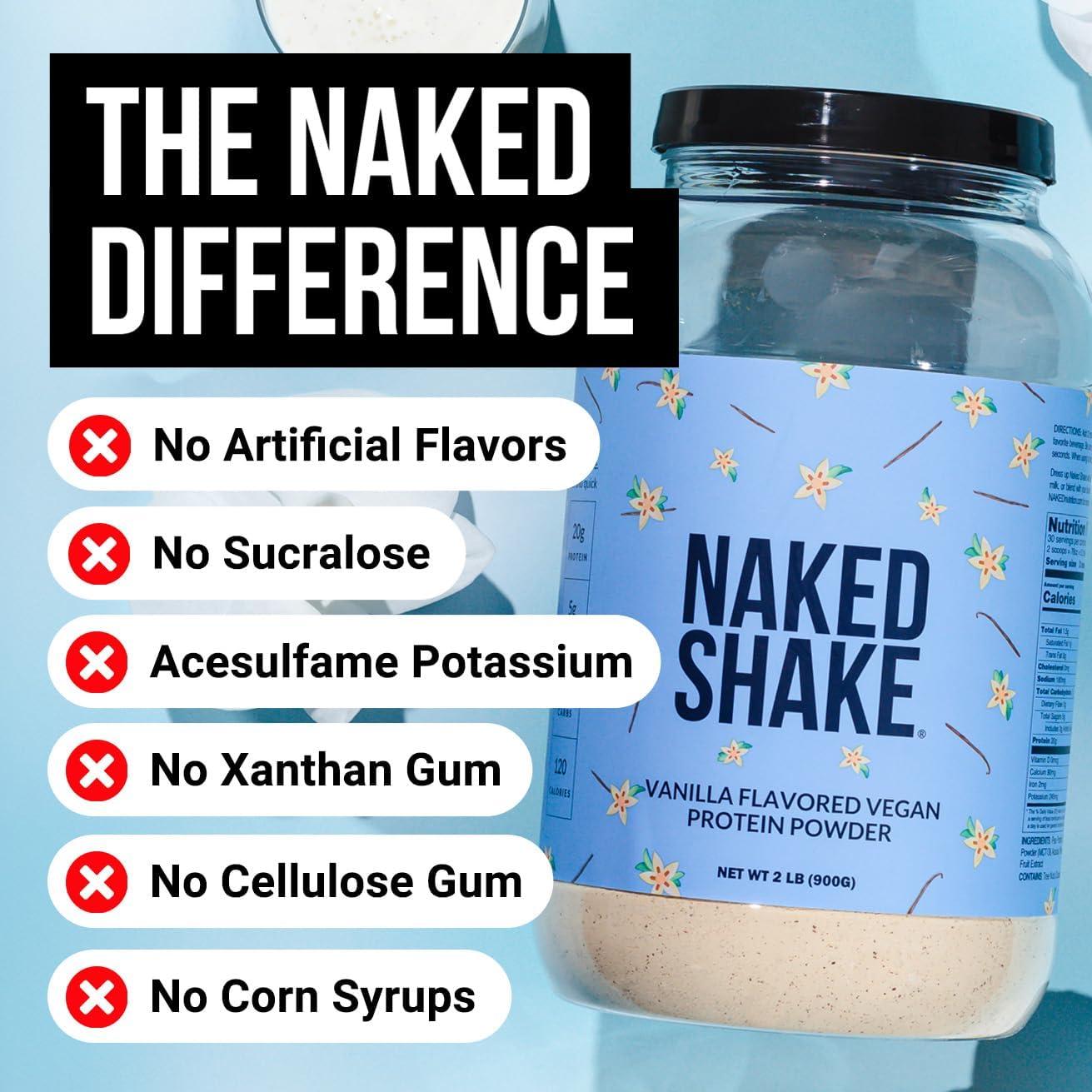 Polvo de Proteína Vegano Naked Shake Vainilla 30 Porciones