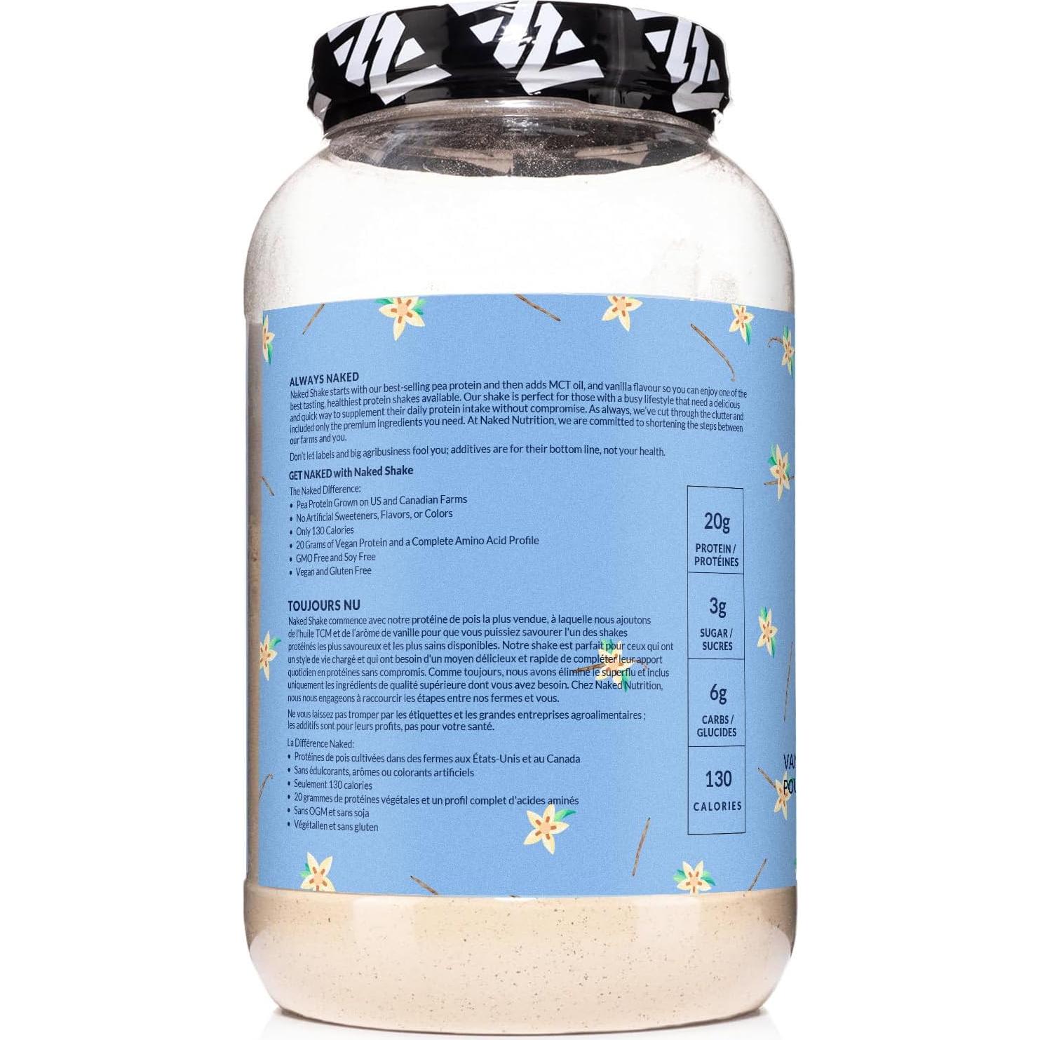 Polvo de Proteína Vegano Naked Shake Vainilla 30 Porciones