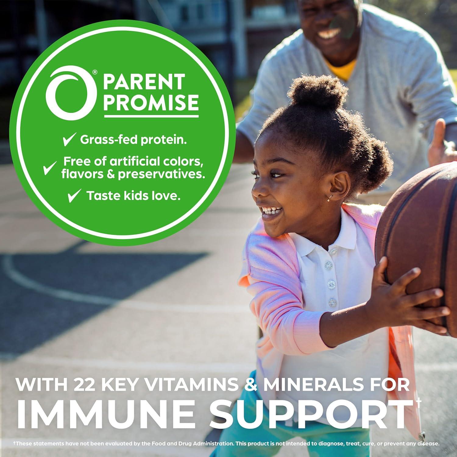 Batido de Proteína Orgain para Niños 450g - Helado de Vainilla