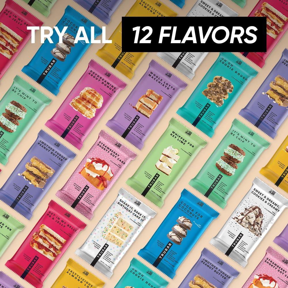 Barra de Proteína Vegana TruBar 12 Unidades 12g Proteína