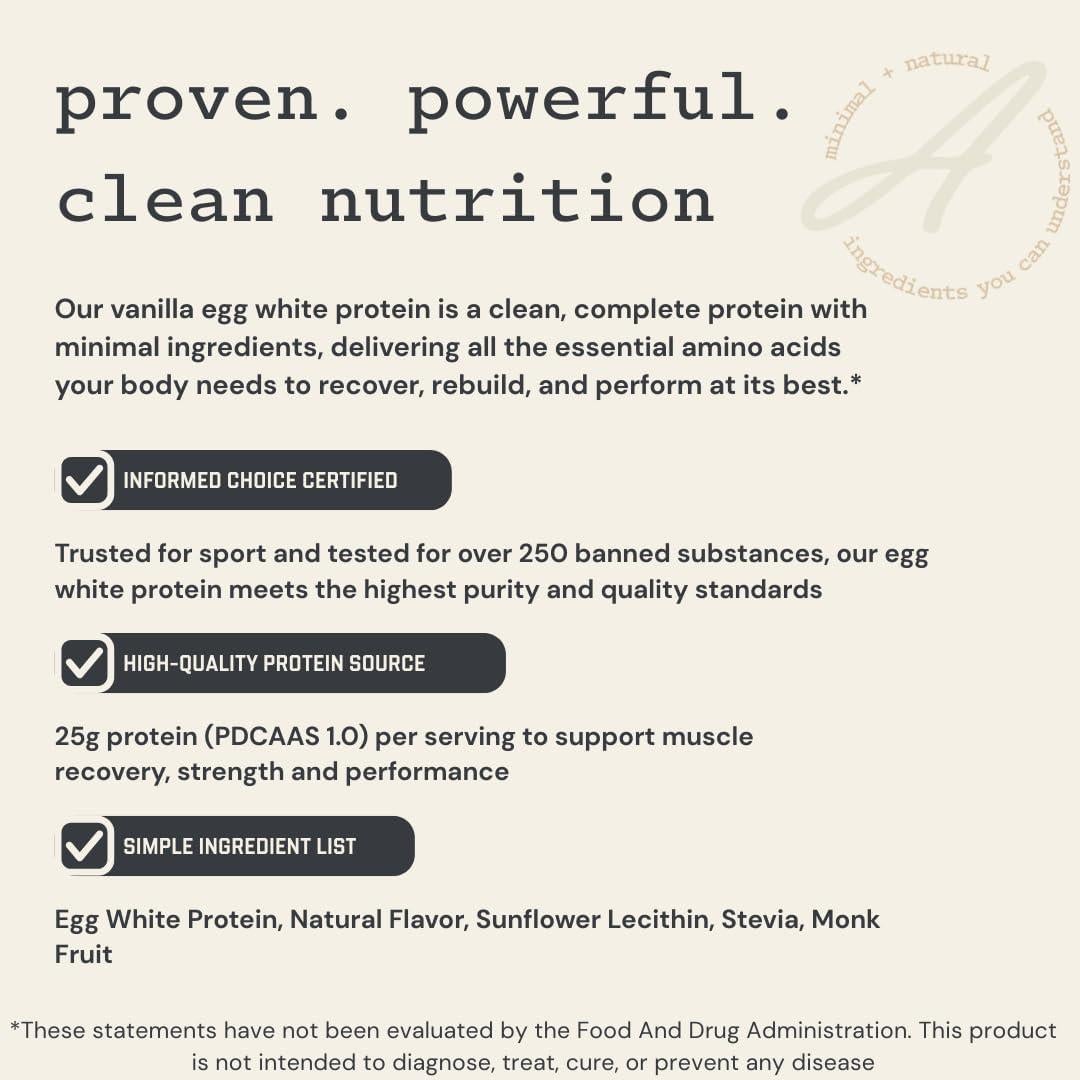 Proteína de Clara de Huevo Anea - Vainilla 25g Proteína