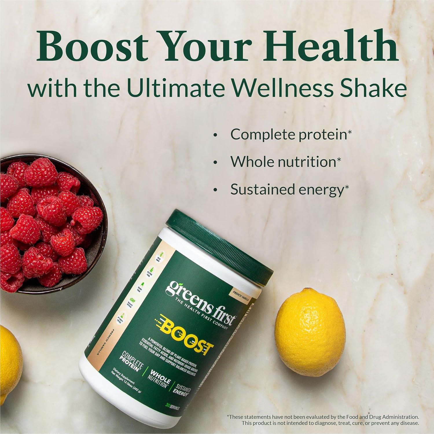 Greens First Boost - Proteína Vegana Chocolate 416g