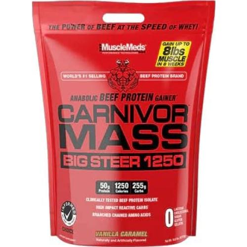 Gainer Anabólico MuscleMeds Carnivor Mass Vainilla 6.8kg