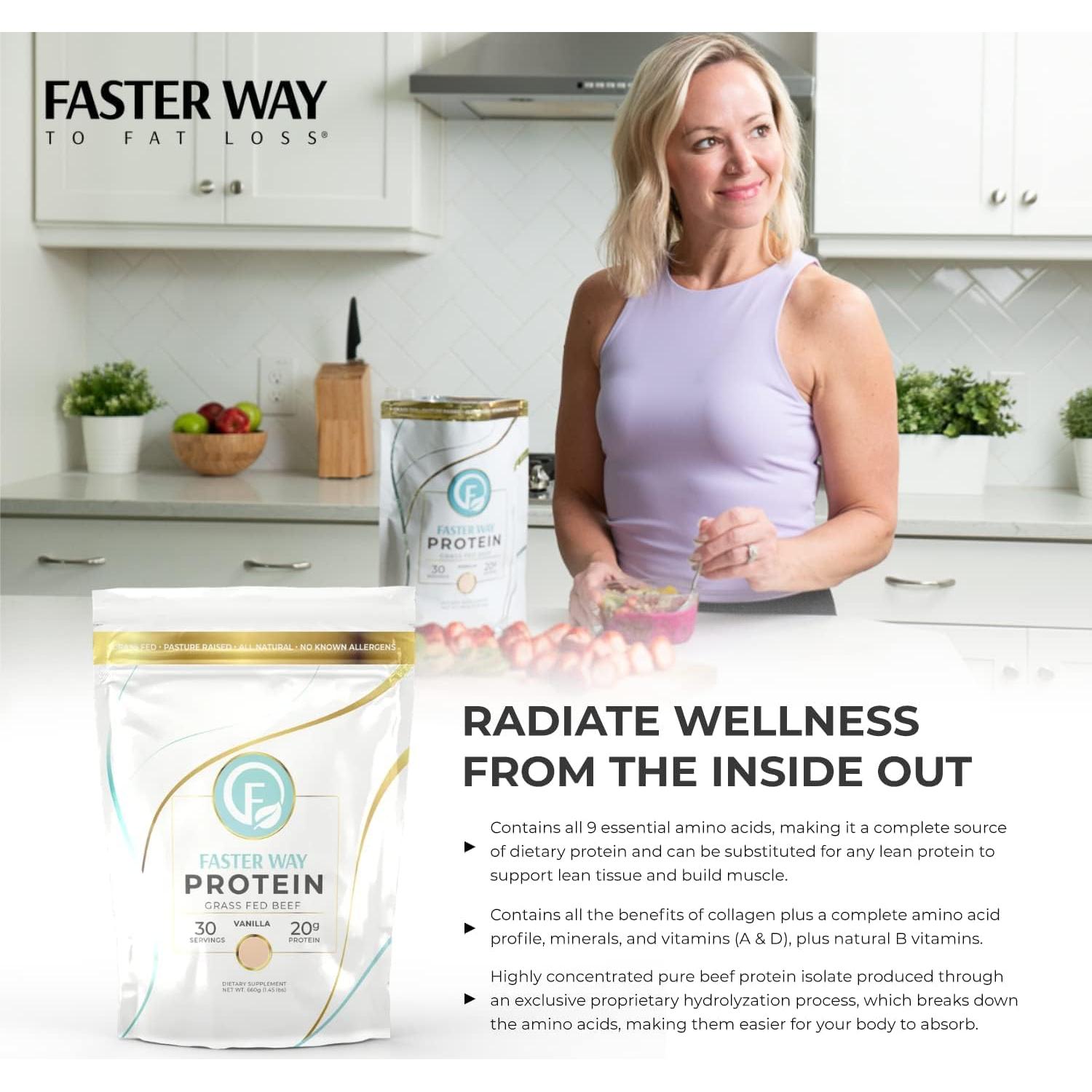 Polvo de Proteína Hidrolizada Faster Way Vainilla 660g