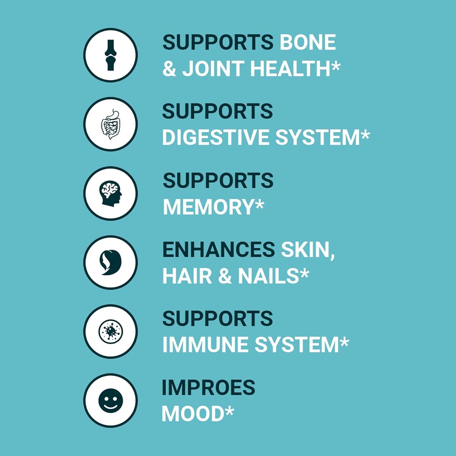 Zammex Polvo de Proteína de Caldo de Huesos Vainilla 450g