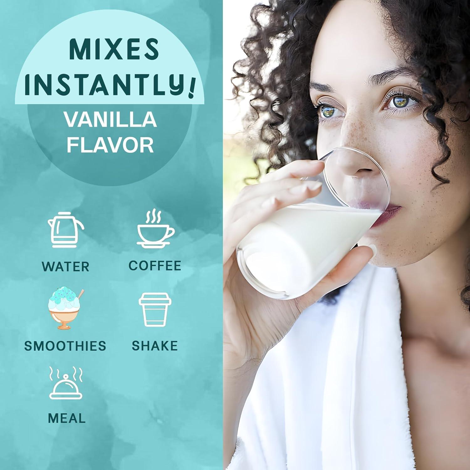 Zammex Polvo de Proteína de Caldo de Huesos Vainilla 450g