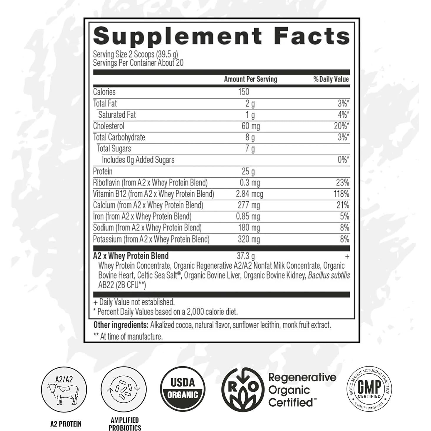 Proteína A2 de Suero de Leche Vicera 775g Chocolate