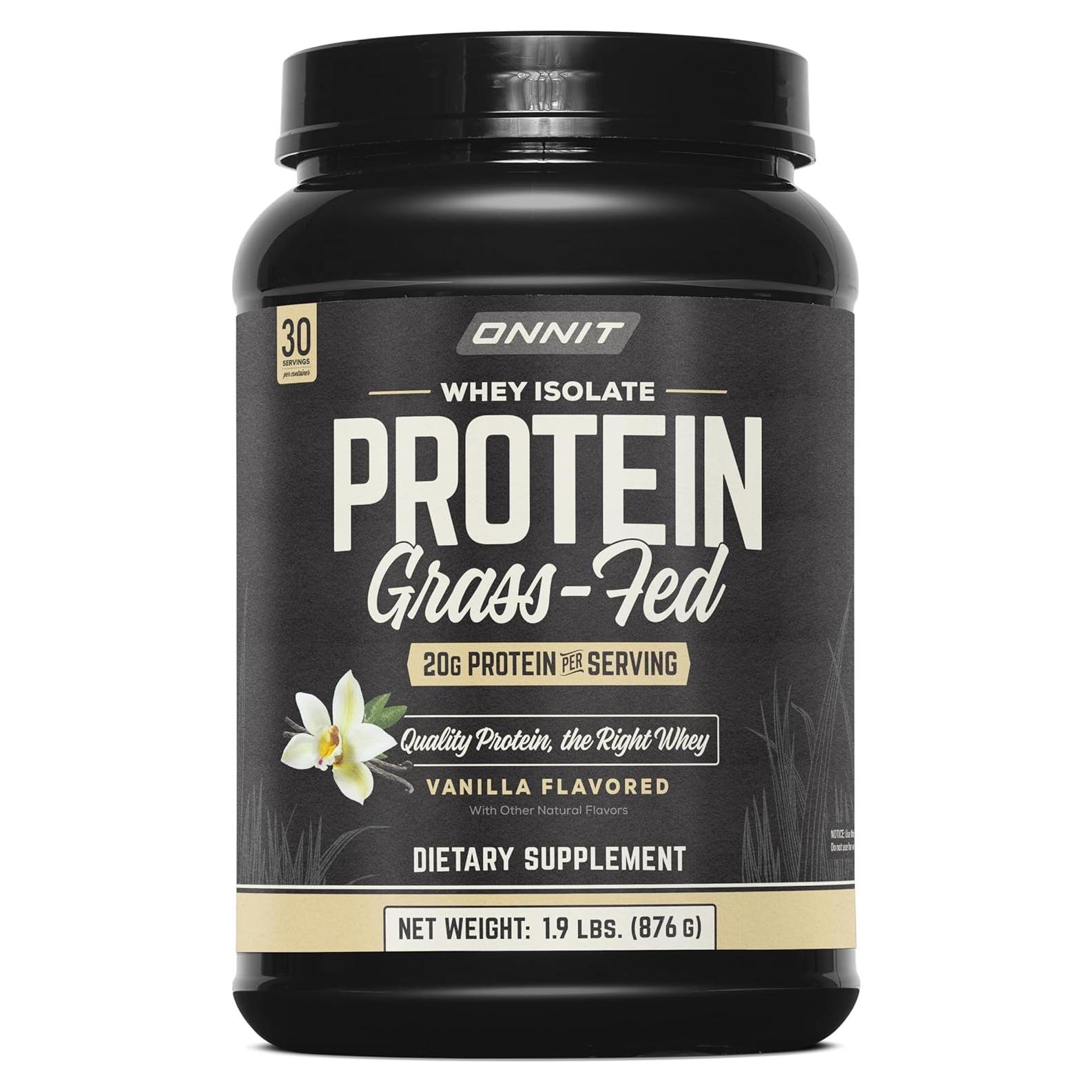 Proteína en Polvo Aislada de Suero ONNIT Vainilla 869 g