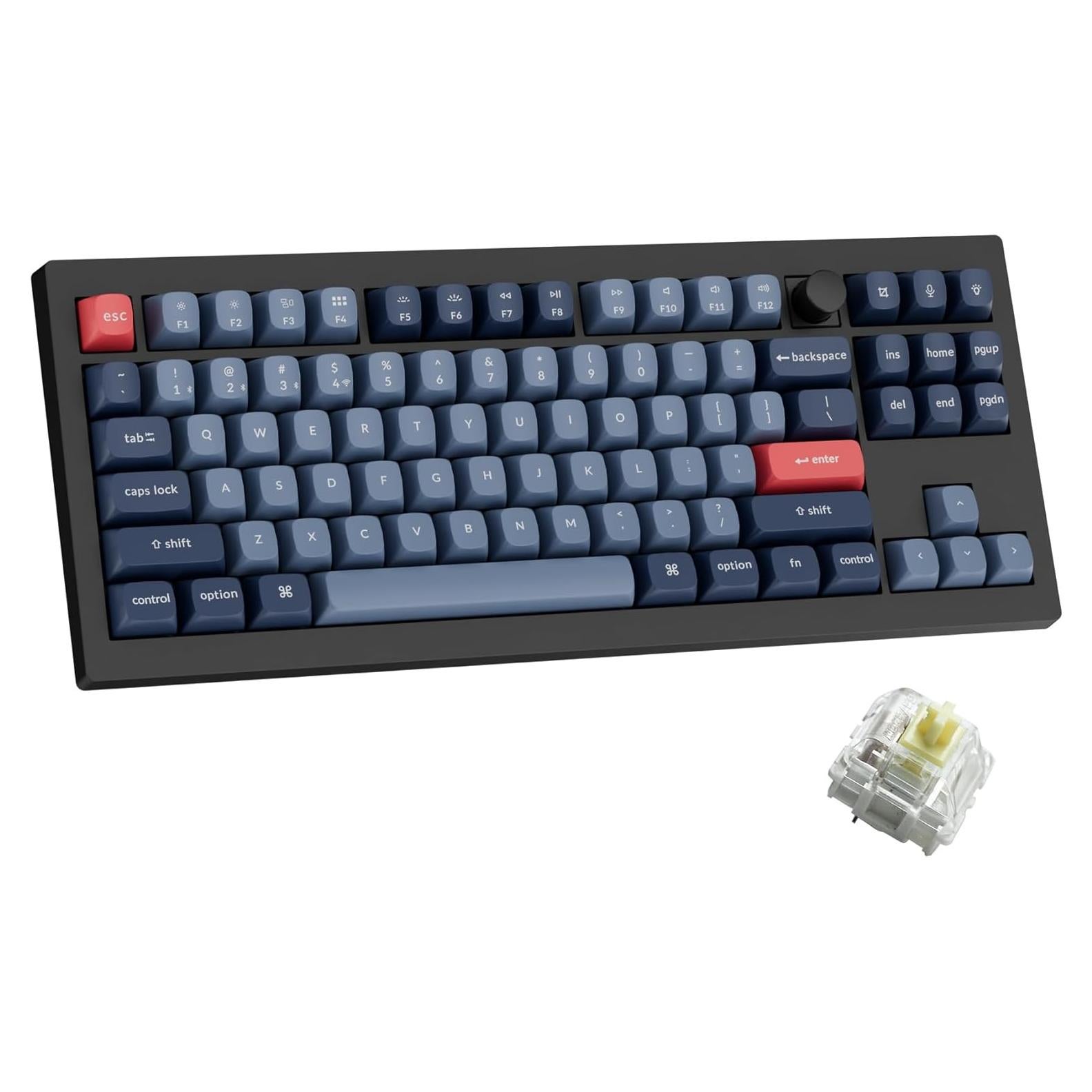 Teclado Mecánico Inalámbrico Keychron V3 Max TKL RGB 87 Teclas