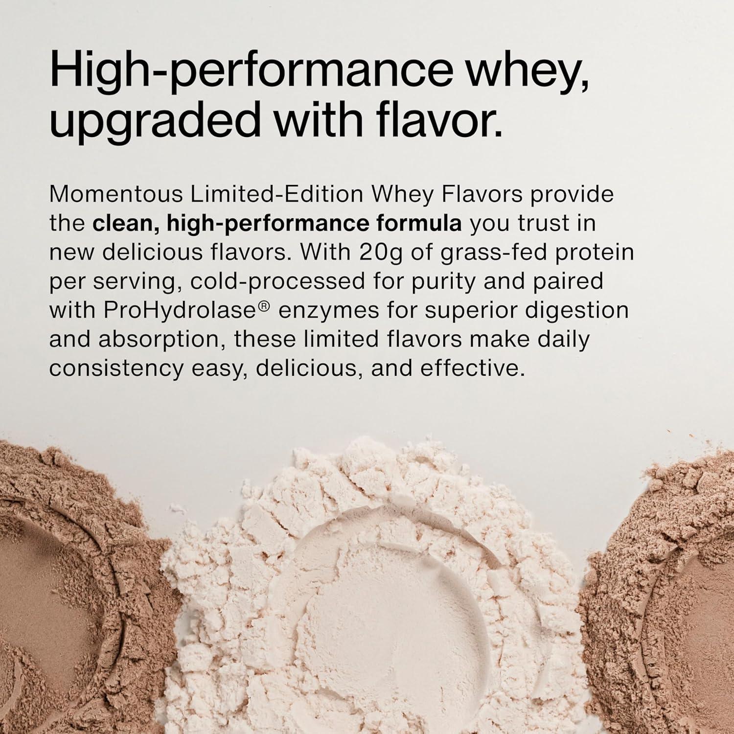 Proteína de Suero Momentous 20g - Chocolate con Menta - Sin Gluten