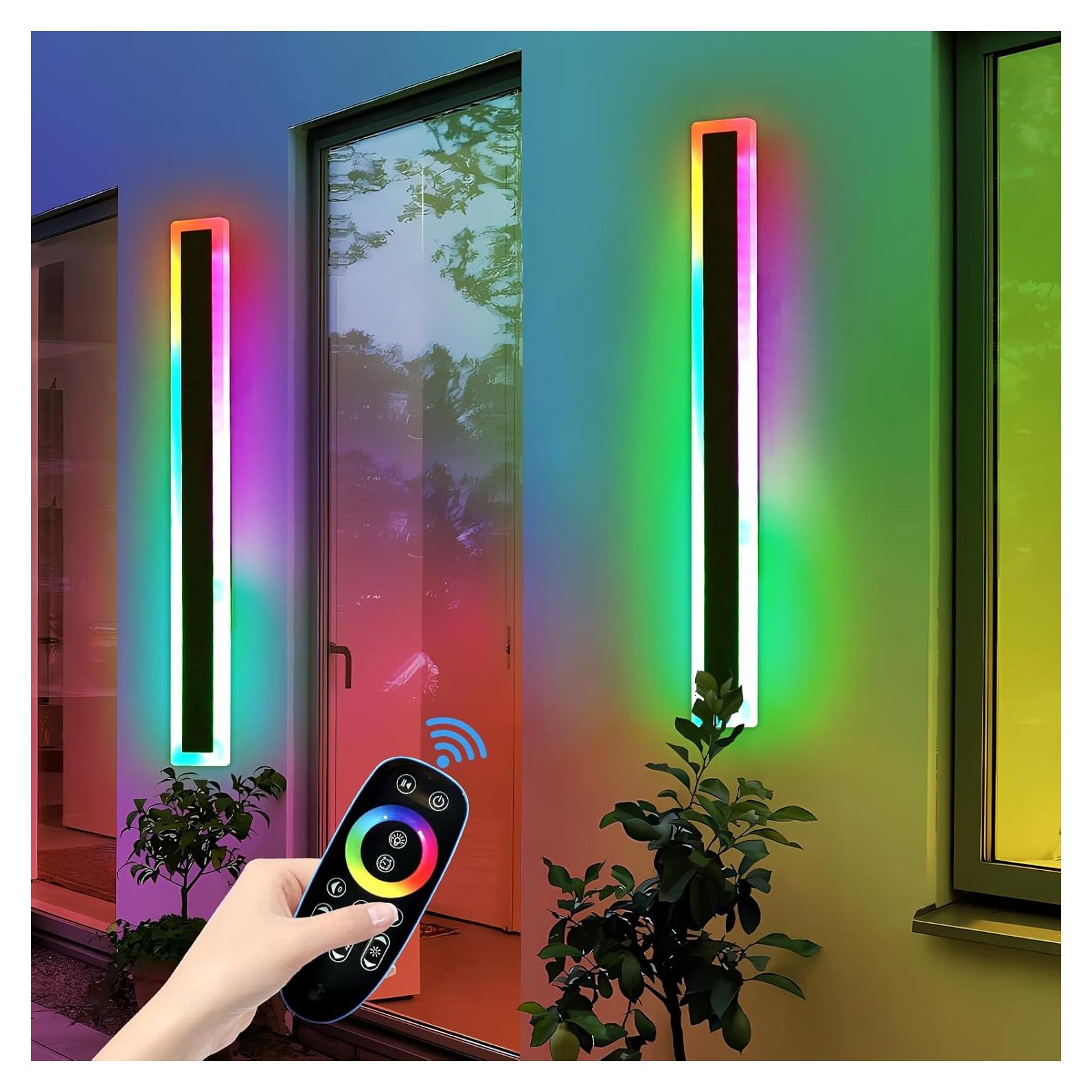Lámpara de Pared Exterior Mikeru 119 cm RGB Dimmable