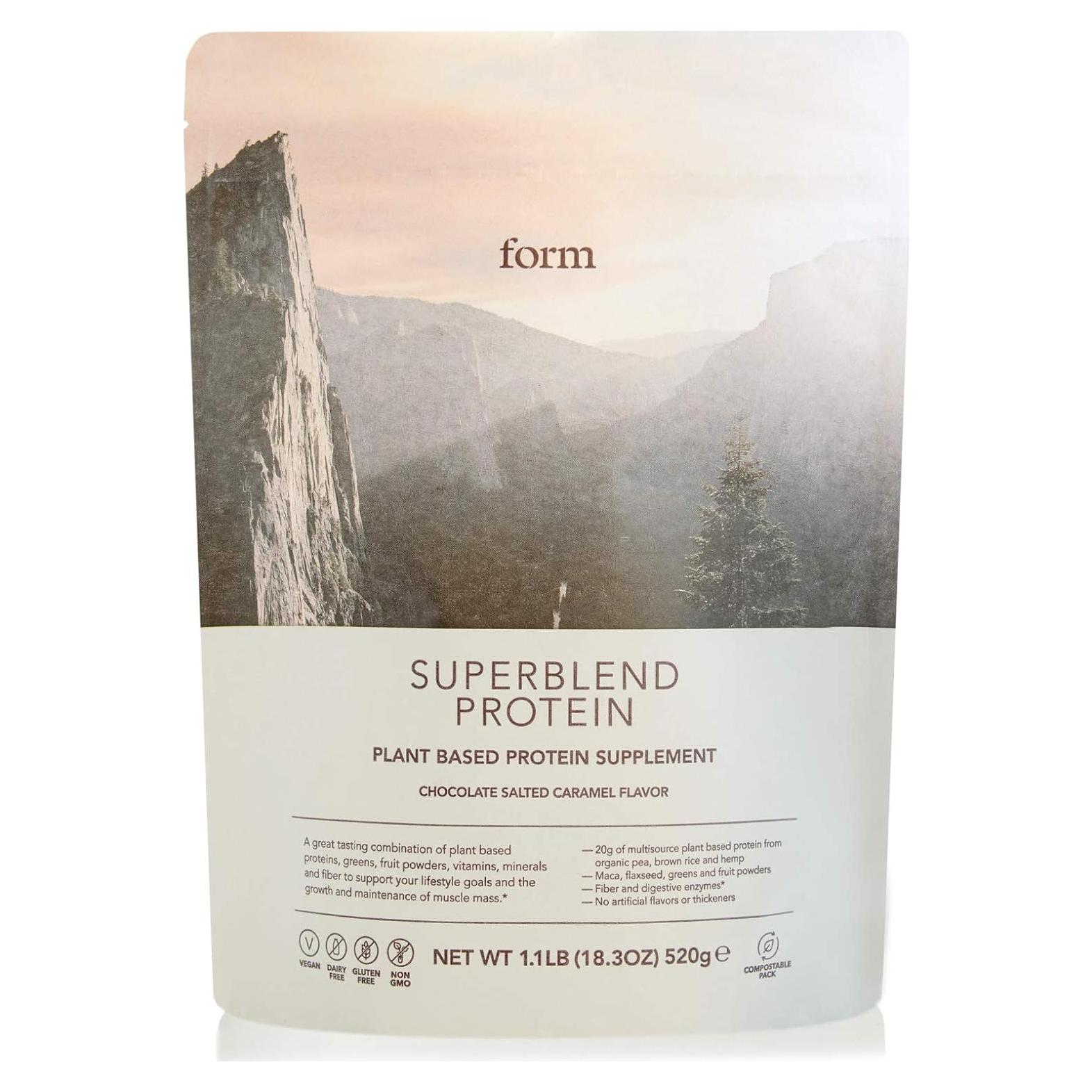 Polvo de Proteína Vegana Form 520g - Caramelo Salado Chocolate