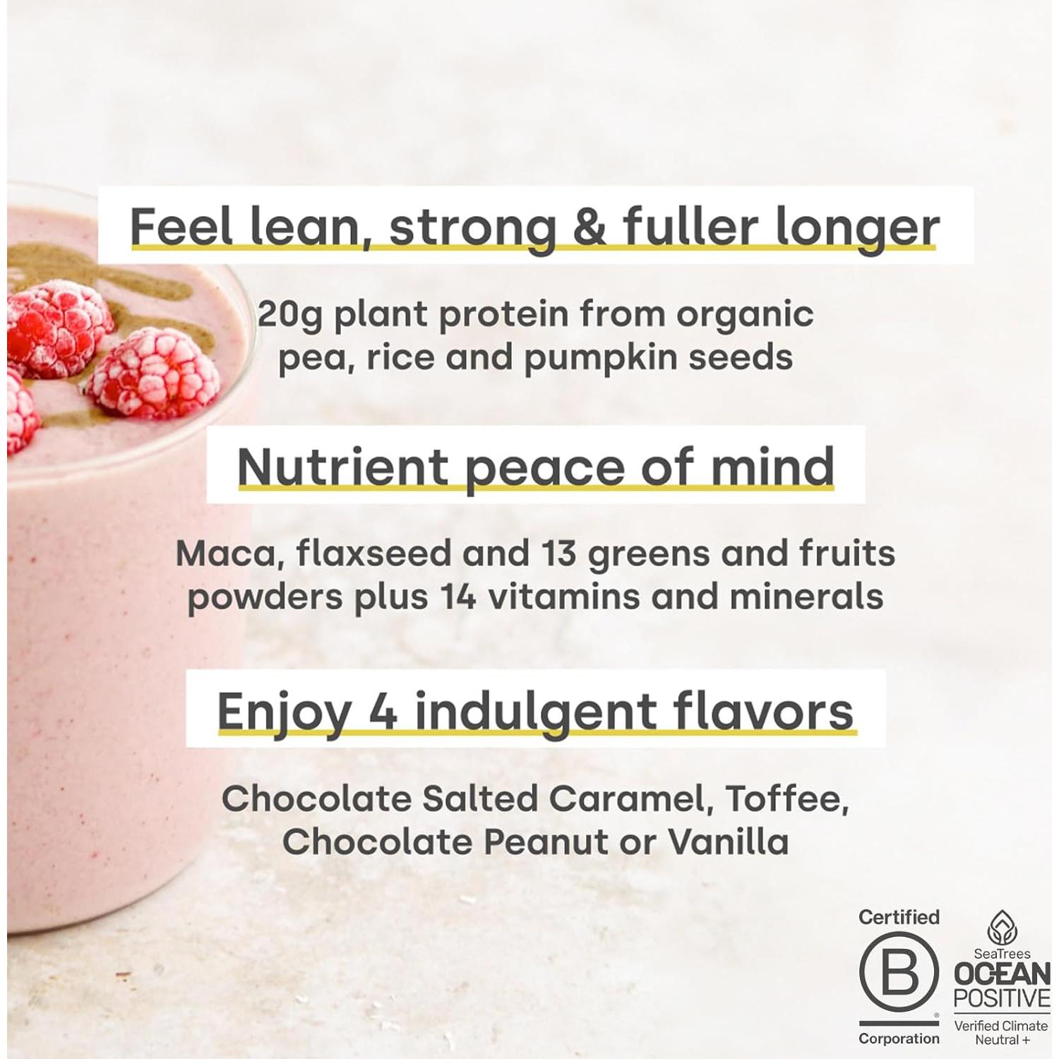 Polvo de Proteína Vegana Form 520g - Caramelo Salado Chocolate