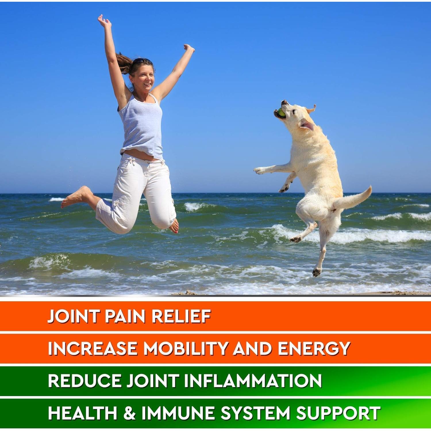 Suplemento de Cánamo para Articulaciones Perros - 240 Masticables