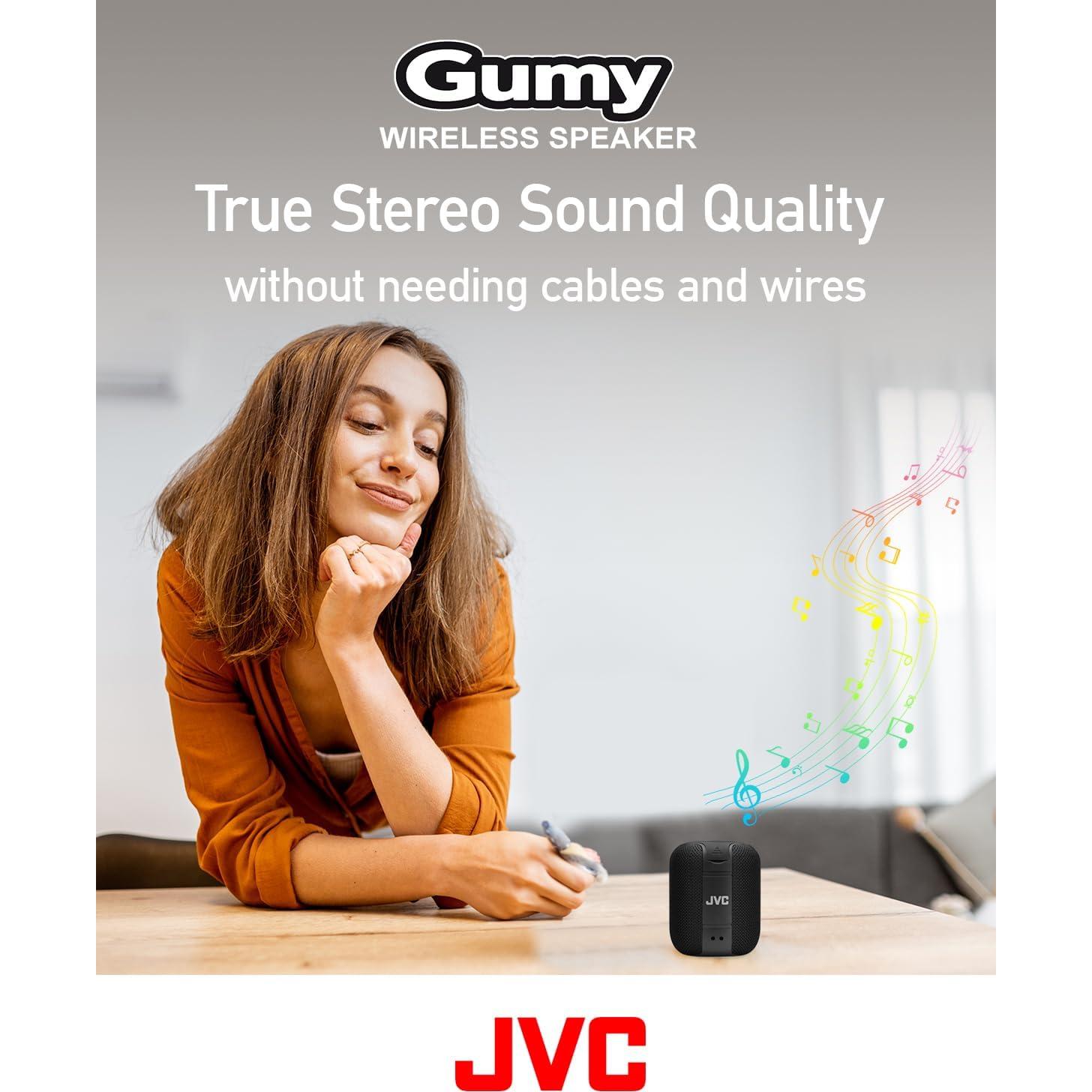 Altavoz Inalámbrico JVC Gumy Bluetooth 5.3, 15 Horas, Azul
