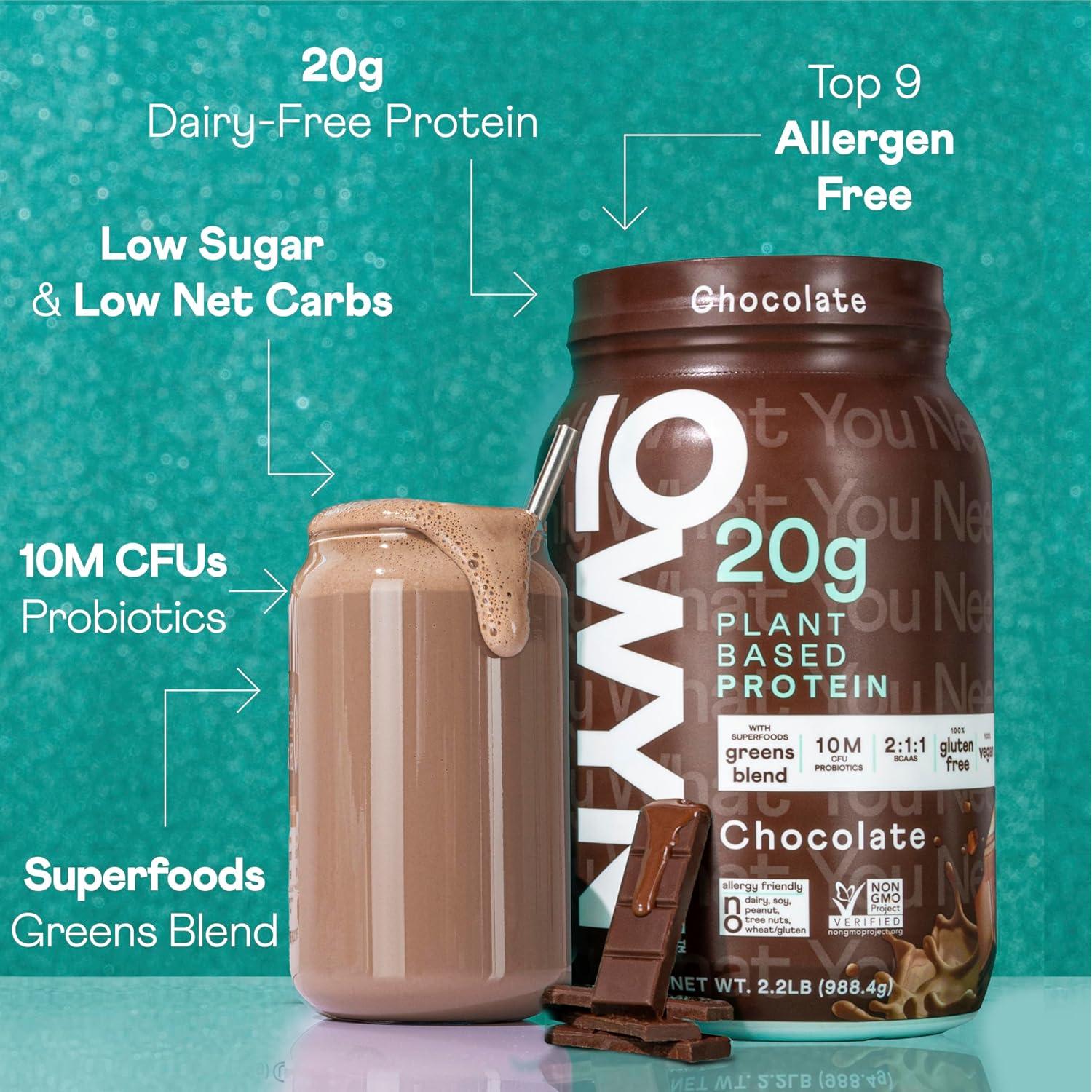 Polvo de Proteína Vegetal OWYN Chocolate 1 kg - 20g Proteína