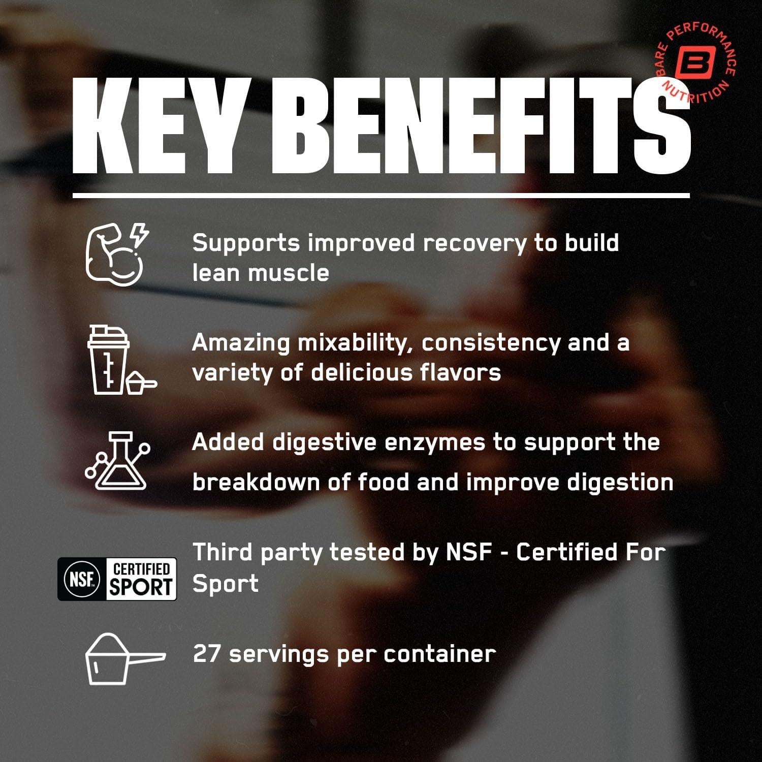 Proteína Vegana BARE Performance Nutrition 0.91kg Chocolate