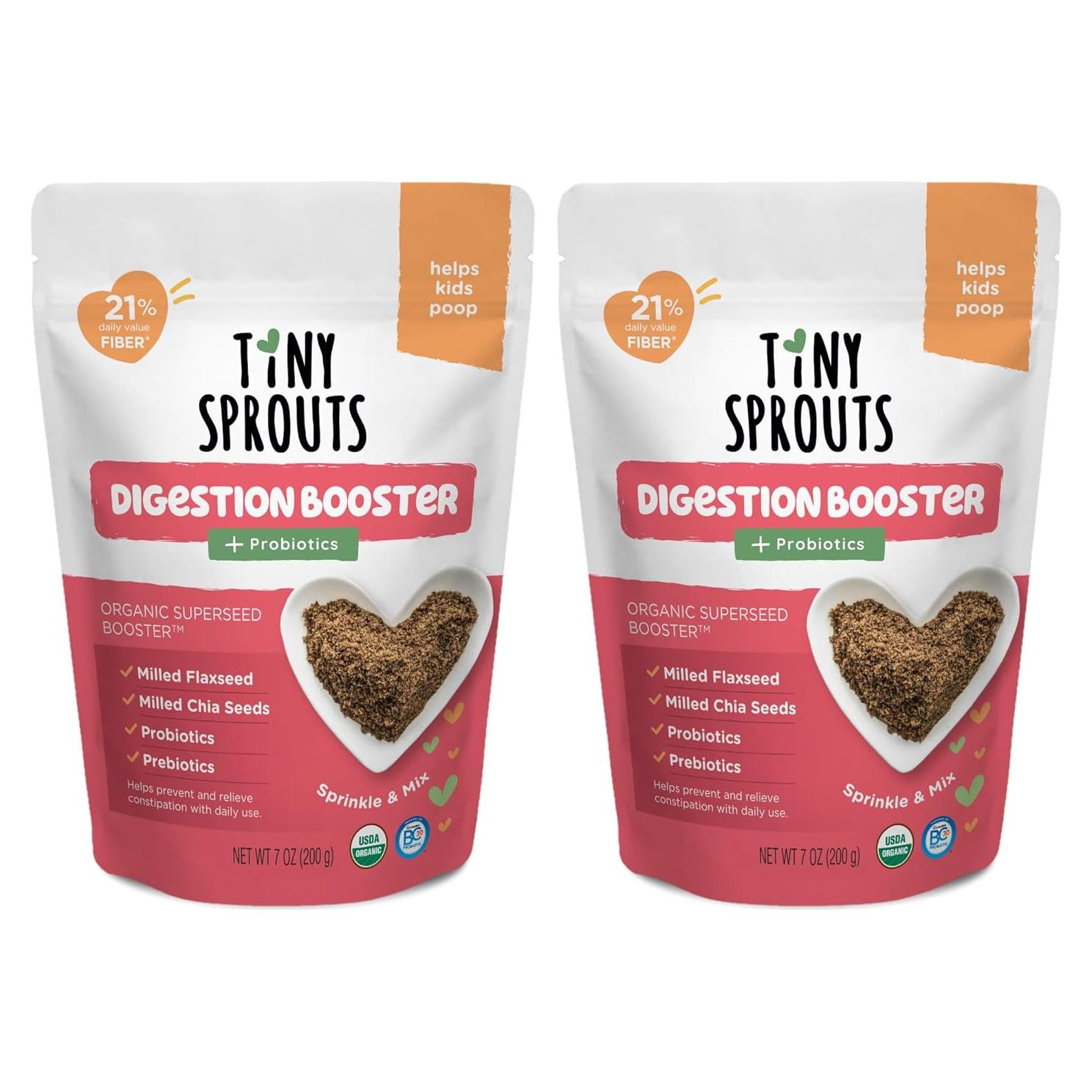 Mezcla Digestiva Orgánica Tiny Sprouts 198 g x 2 - Chía y Linaza