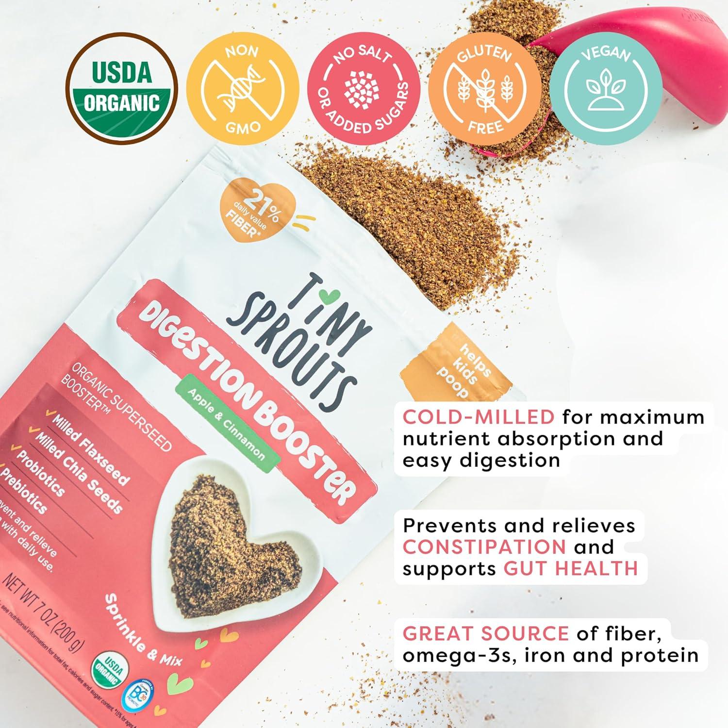 Mezcla Digestiva Orgánica Tiny Sprouts 198 g x 2 - Chía y Linaza