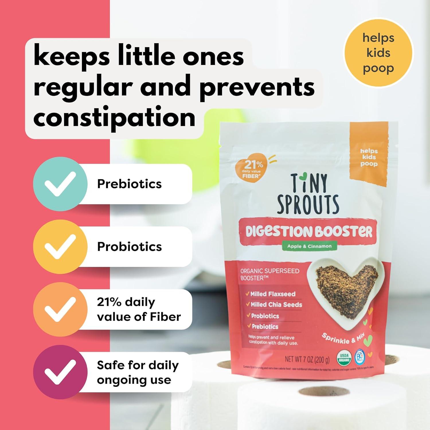 Mezcla Digestiva Orgánica Tiny Sprouts 198 g x 2 - Chía y Linaza