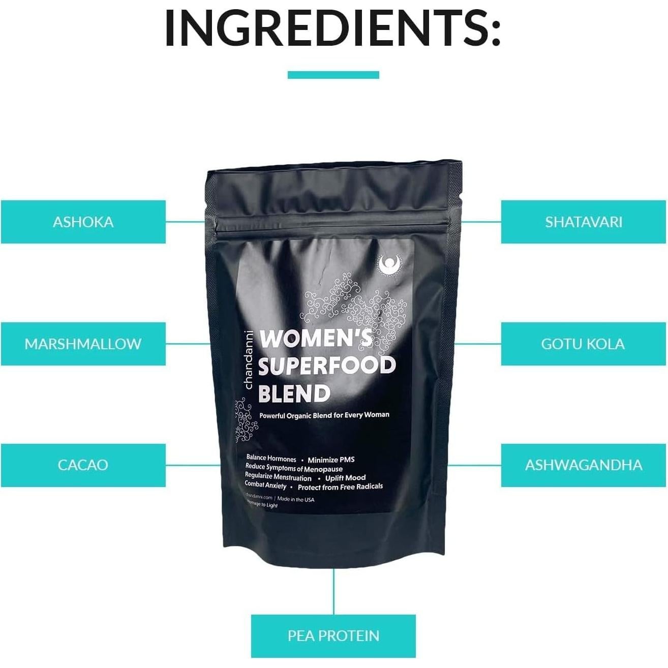 Mezcla de Superalimentos Orgánicos Chandanni 300g - Suplemento Saludable