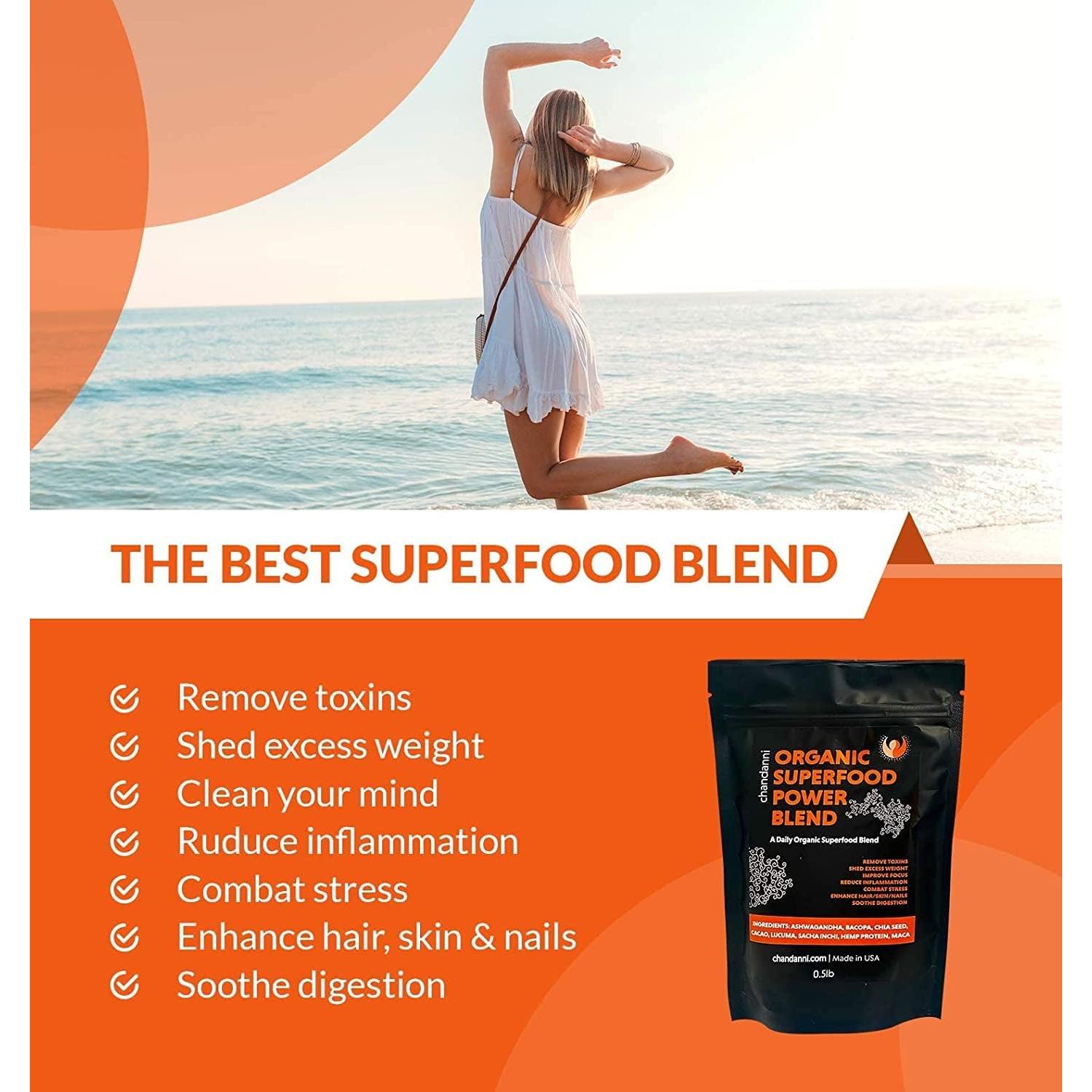 Mezcla de Superalimentos Orgánicos Chandanni 300g - Suplemento Saludable