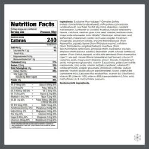 Batido de Proteína Isagenix 810 g - Reemplazo de Comida Crema de Fresa