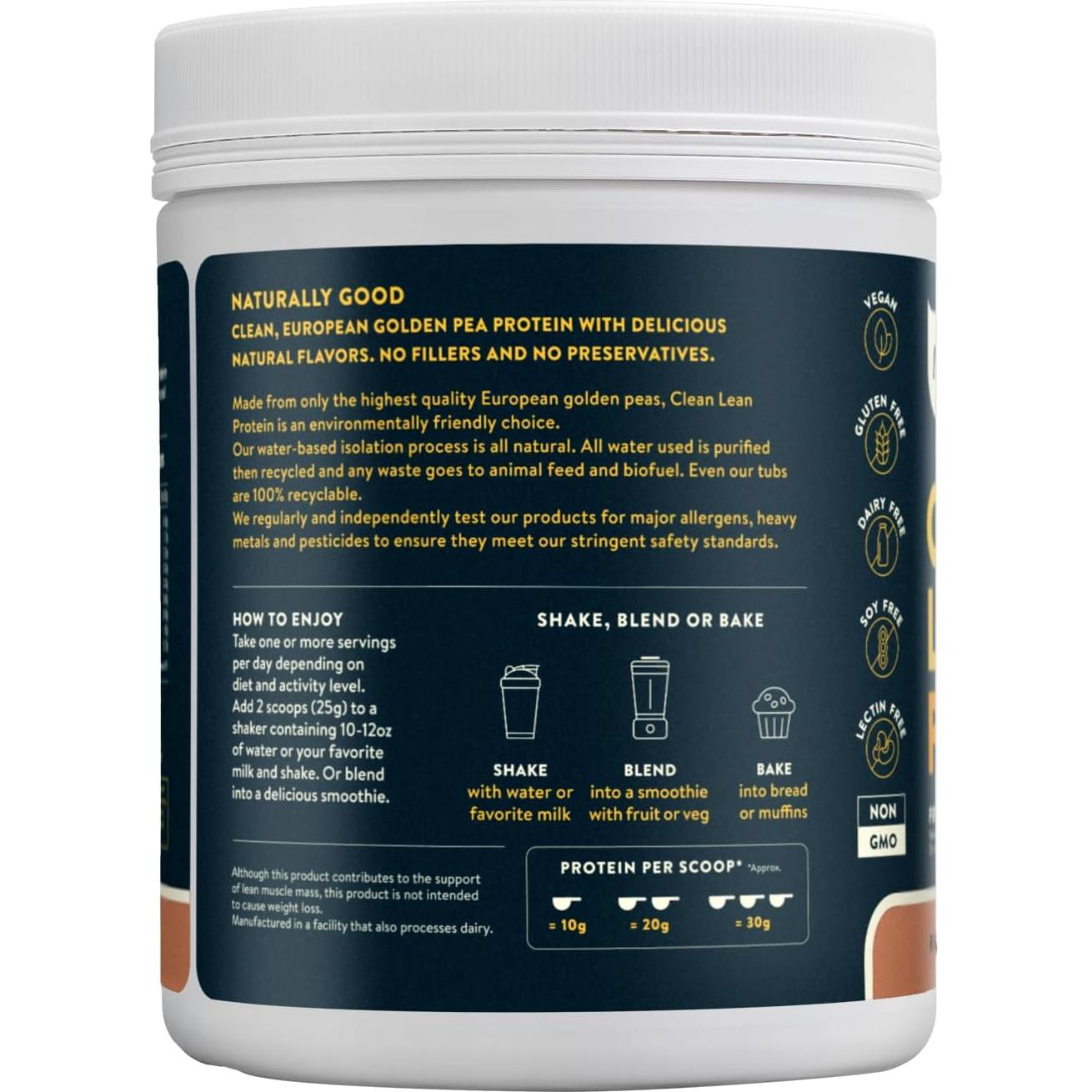 Proteína de Guisante Nuzest 0.5 kg - Chocolate Rico, Vegana