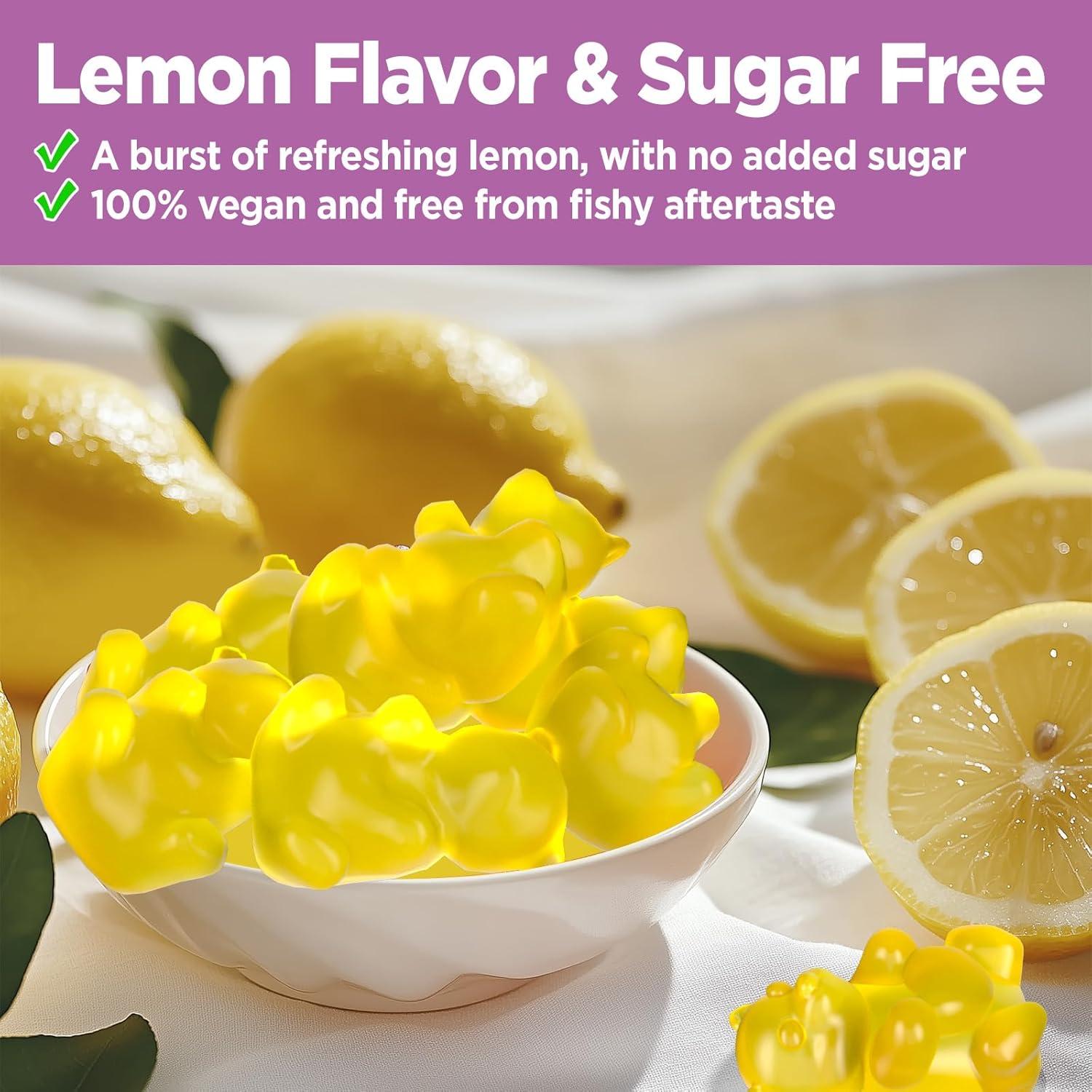 Gomitas Veganas Omega 3 TONLINC 1000mg DHA EPA Sin Azúcar 60 Unidades