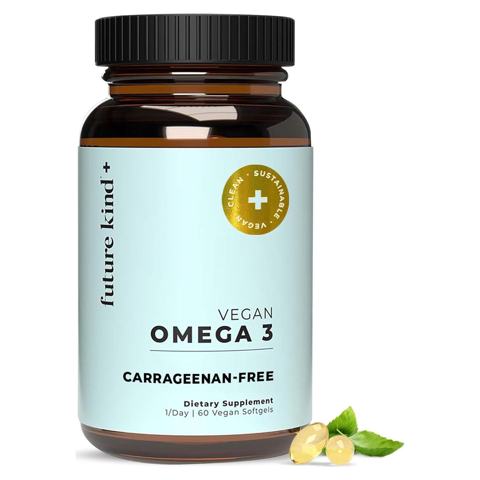 Suplemento Vegano Omega 3 Future Kind - 2 Meses - DHA y EPA