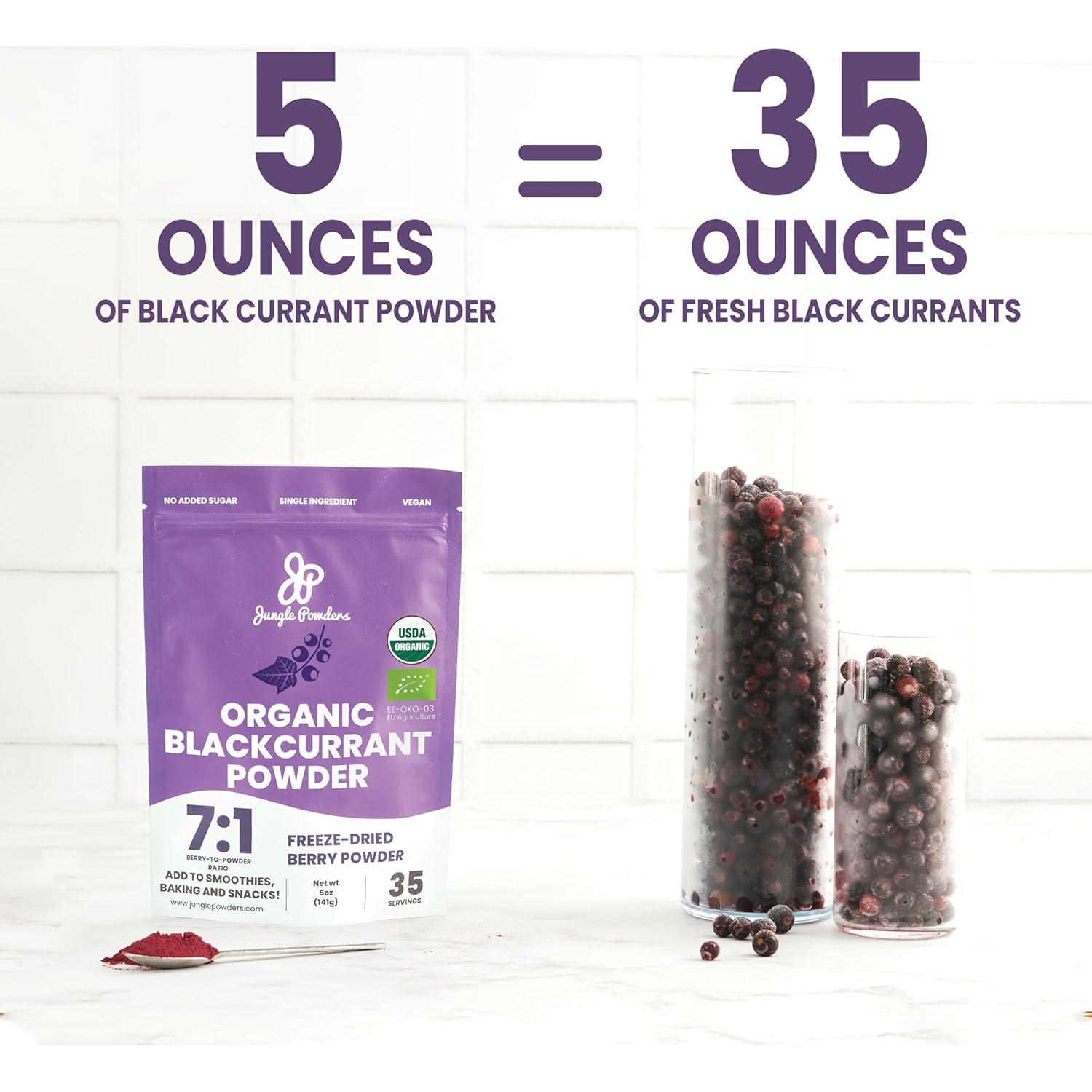 Paquete de Polvo de Fresa y Grosella Negra Orgánica 283g