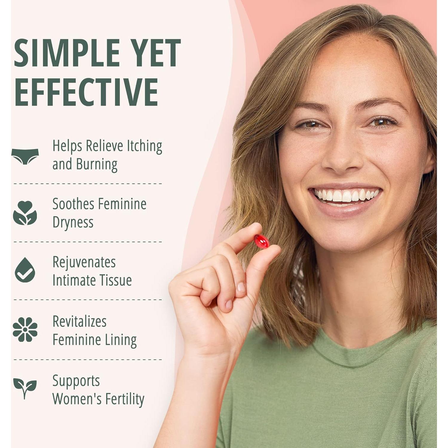 Píldoras Hidratantes Vaginales Lubracil - 60 Cápsulas para Sequedad