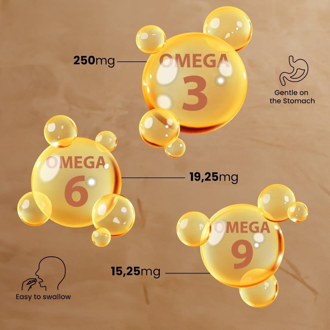 Suplemento Omega 3, 6 y 9 Vegano Omega Oro - 30 Cápsulas