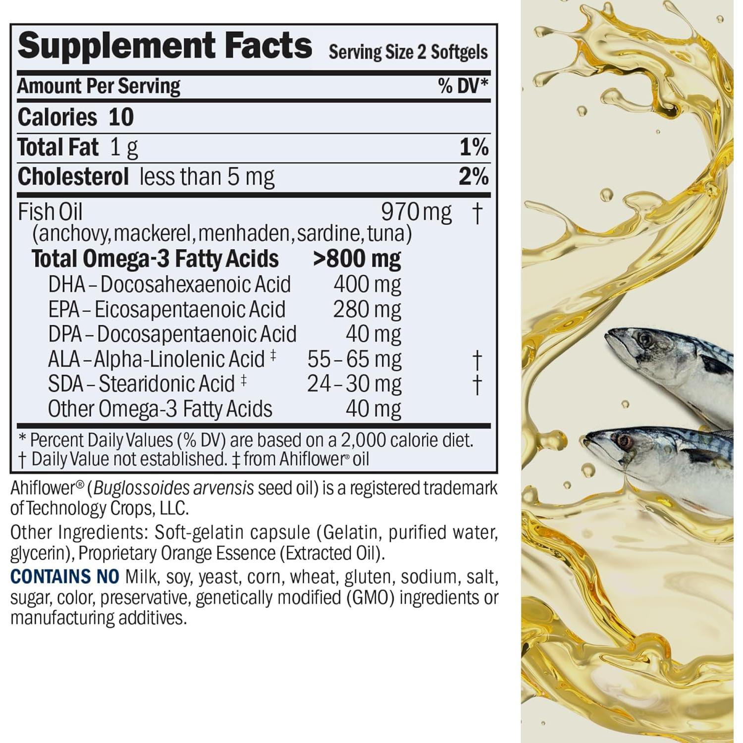 Omega-3 Esencial Andrew Lessman 60 Cápsulas Suaves DHA Alta Potencia