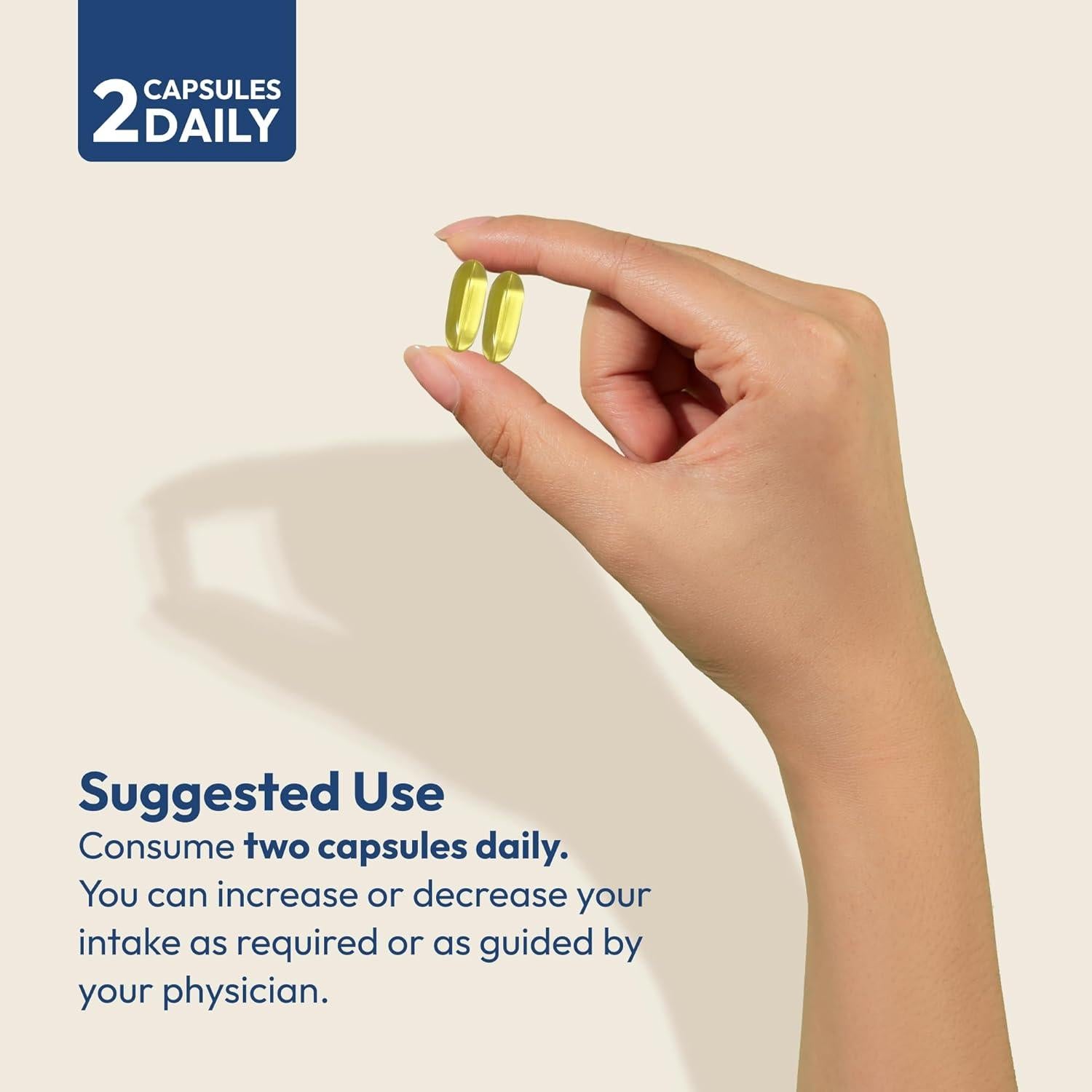 Omega-3 Esencial Andrew Lessman 60 Cápsulas Suaves DHA Alta Potencia