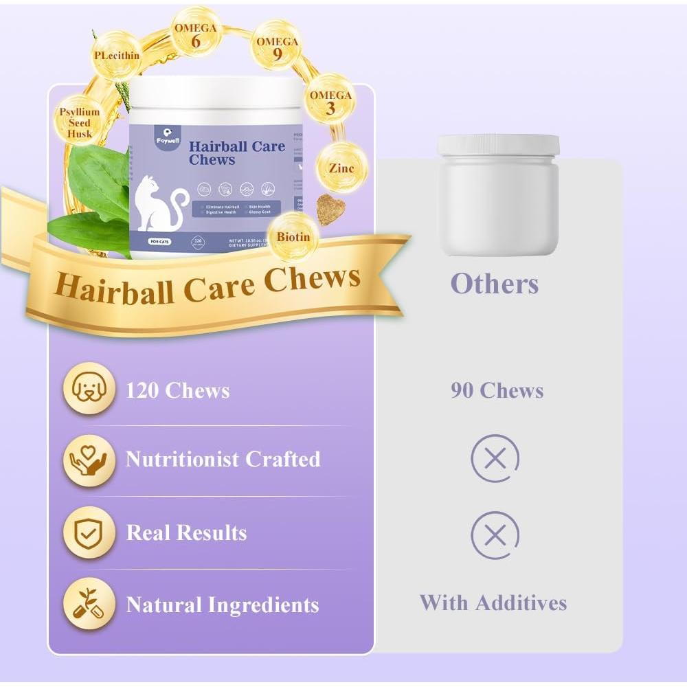 Suplemento Masticable para Gatos FAYWELL 120ct - Salud Digestiva