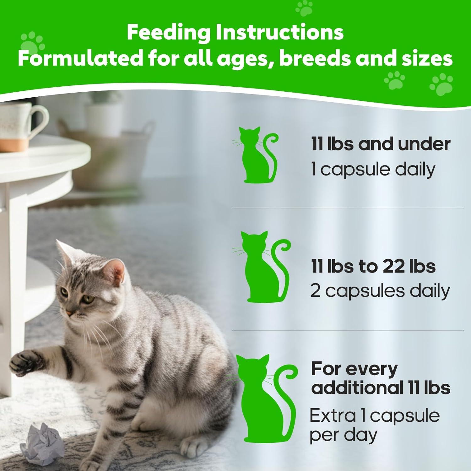 Suplemento para Gatos Whiskopia 100 Cápsulas Alivio Bolas de Pelo