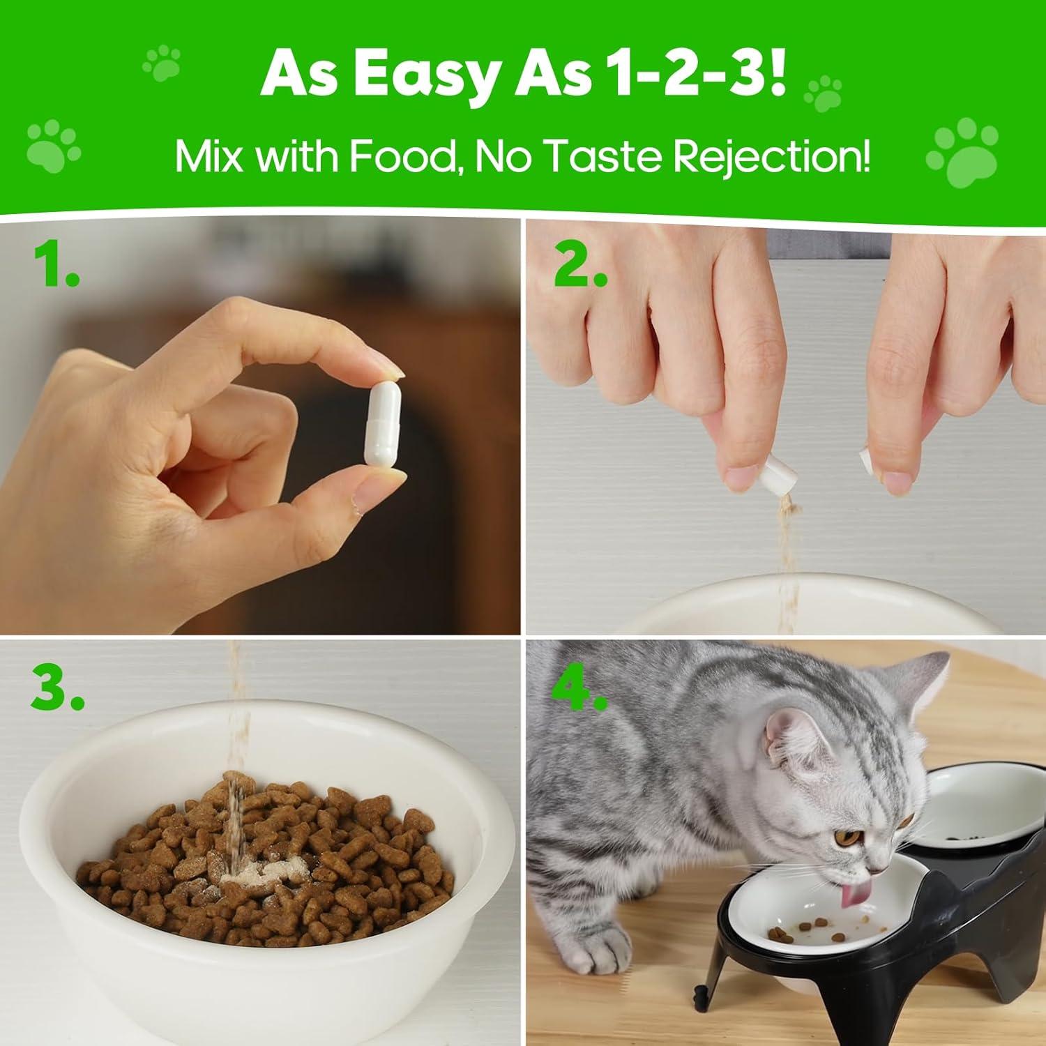 Suplemento para Gatos Whiskopia 100 Cápsulas Alivio Bolas de Pelo