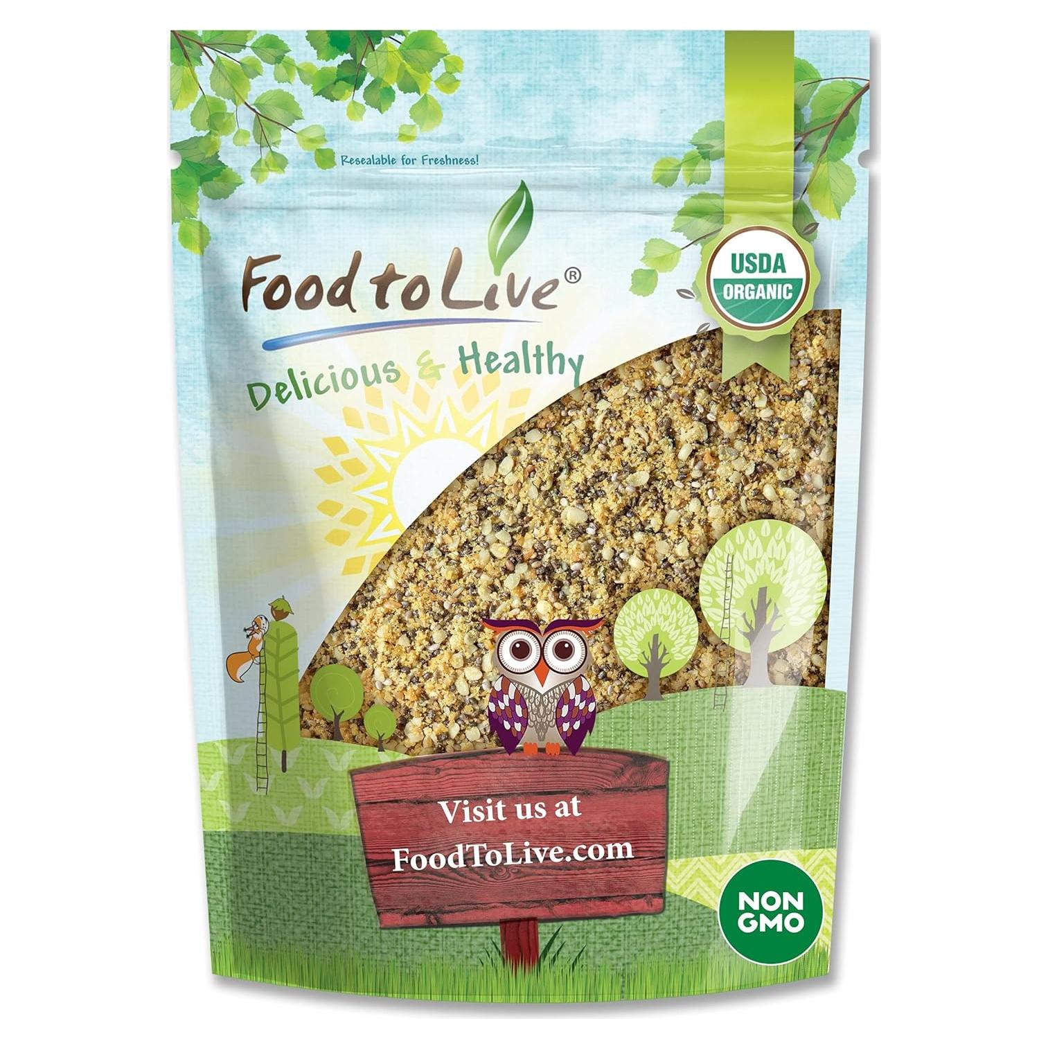 Mezcla de Semillas Orgánicas FiberFull Food to Live 2.27 kg