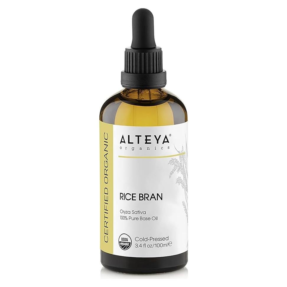 Aceite de Salvado de Arroz Orgánico Alteya 100 ml Prensado en Frío