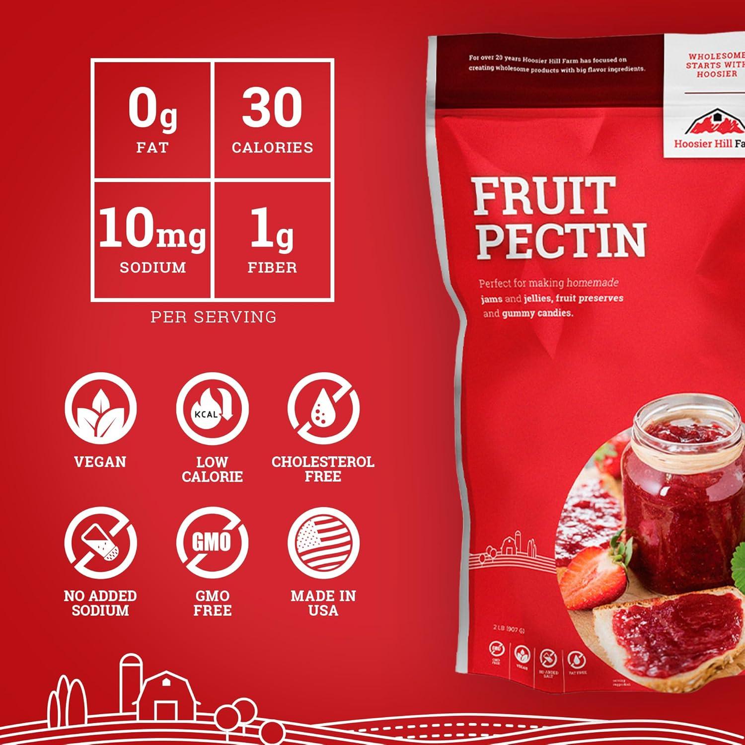 Pectina de Fruta Hoosier Hill Farm 907g - Espesante Natural