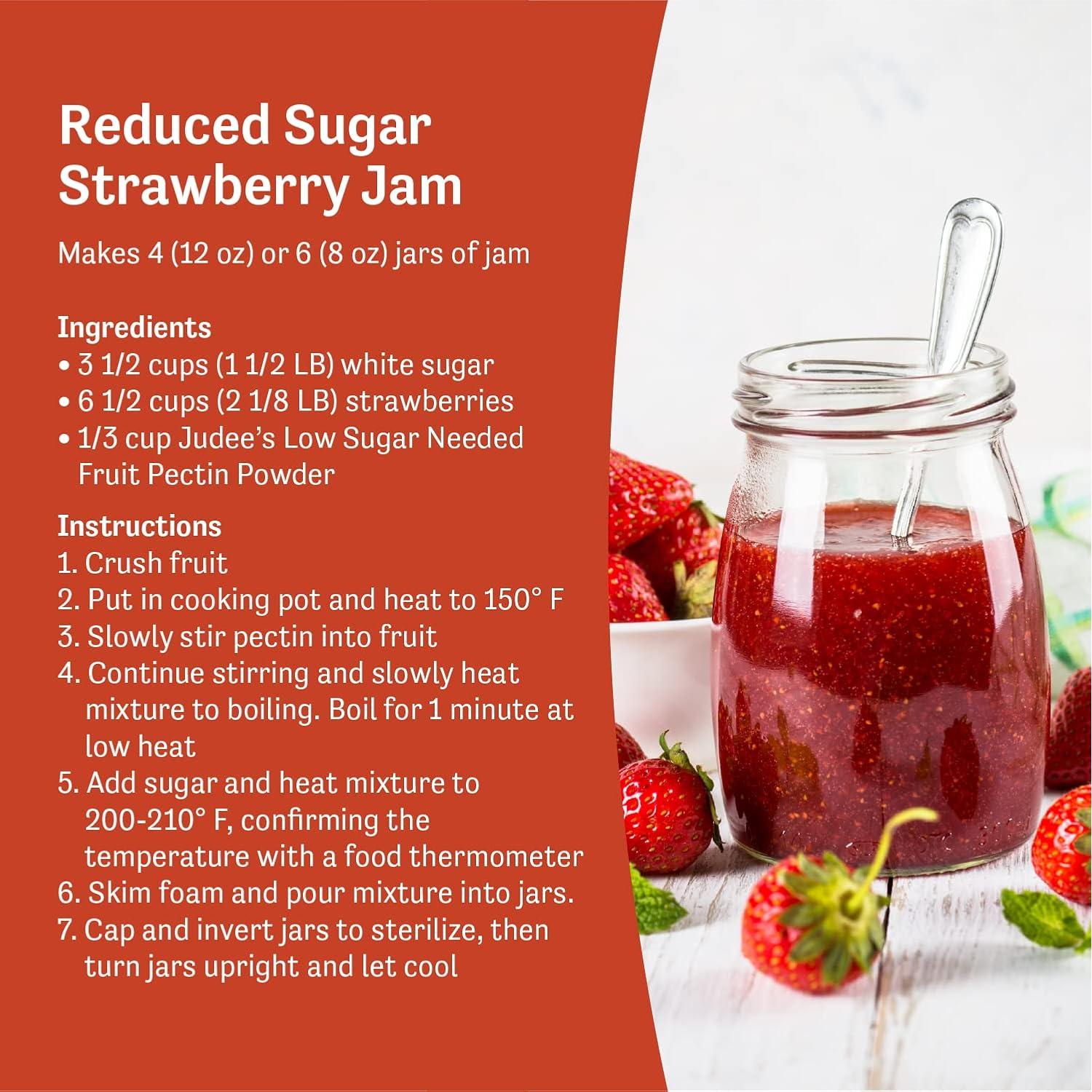 Pectina en polvo Judee's 170g - Baja en azúcar, vegana, sin gluten