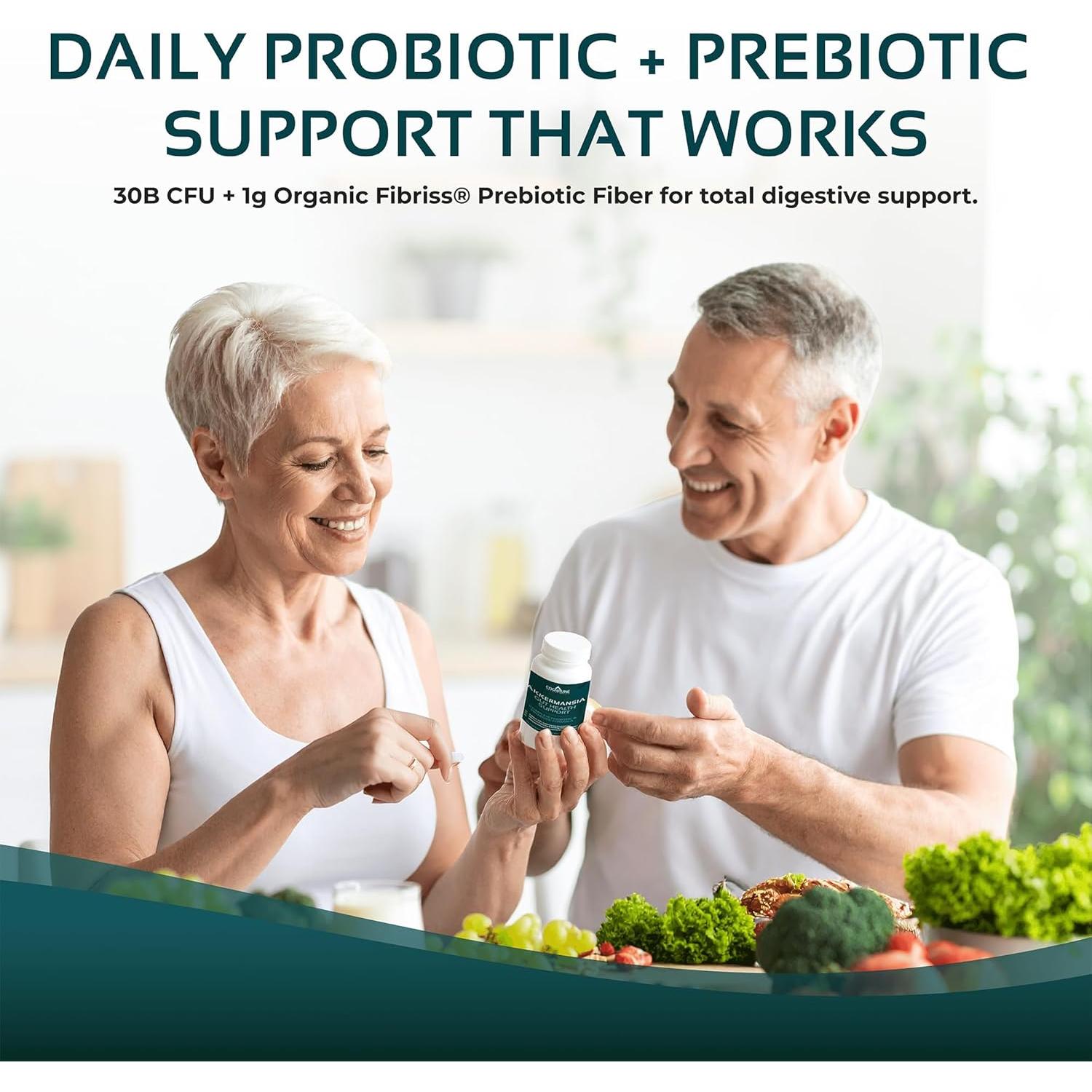 Probiotico CogniTune Akkermansia 30 Mil Millones CFU - 60 Cápsulas