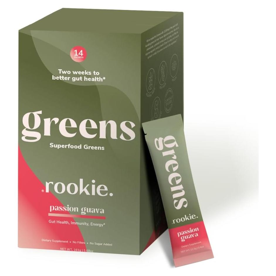 Bebida en Polvo de Superalimentos Verdes Rookie Wellness - 14 Porciones