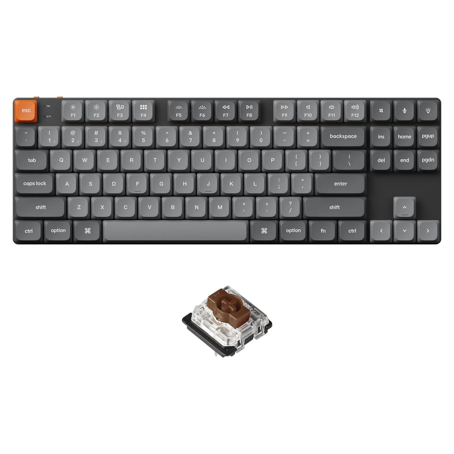 Teclado Mecánico Keychron K1 Max Inalámbrico RGB TKL