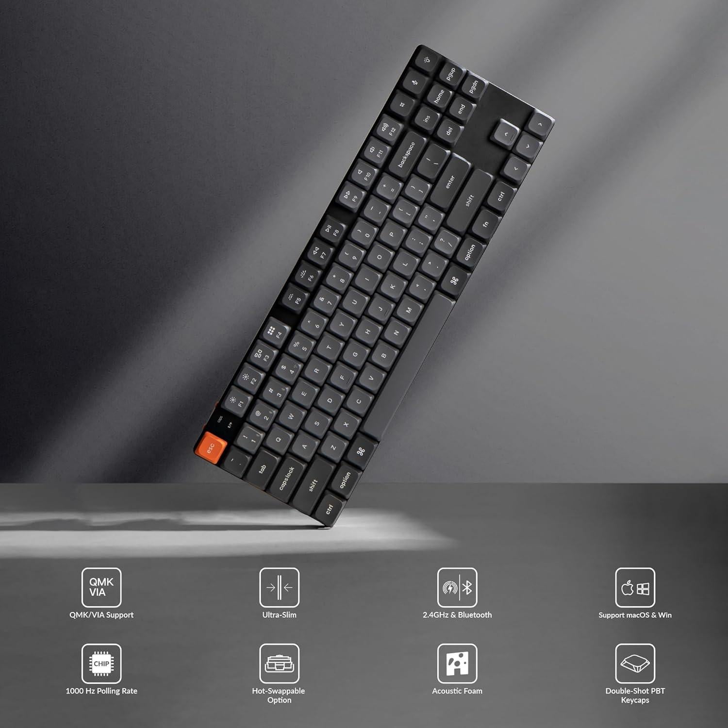 Teclado Mecánico Keychron K1 Max Inalámbrico RGB TKL