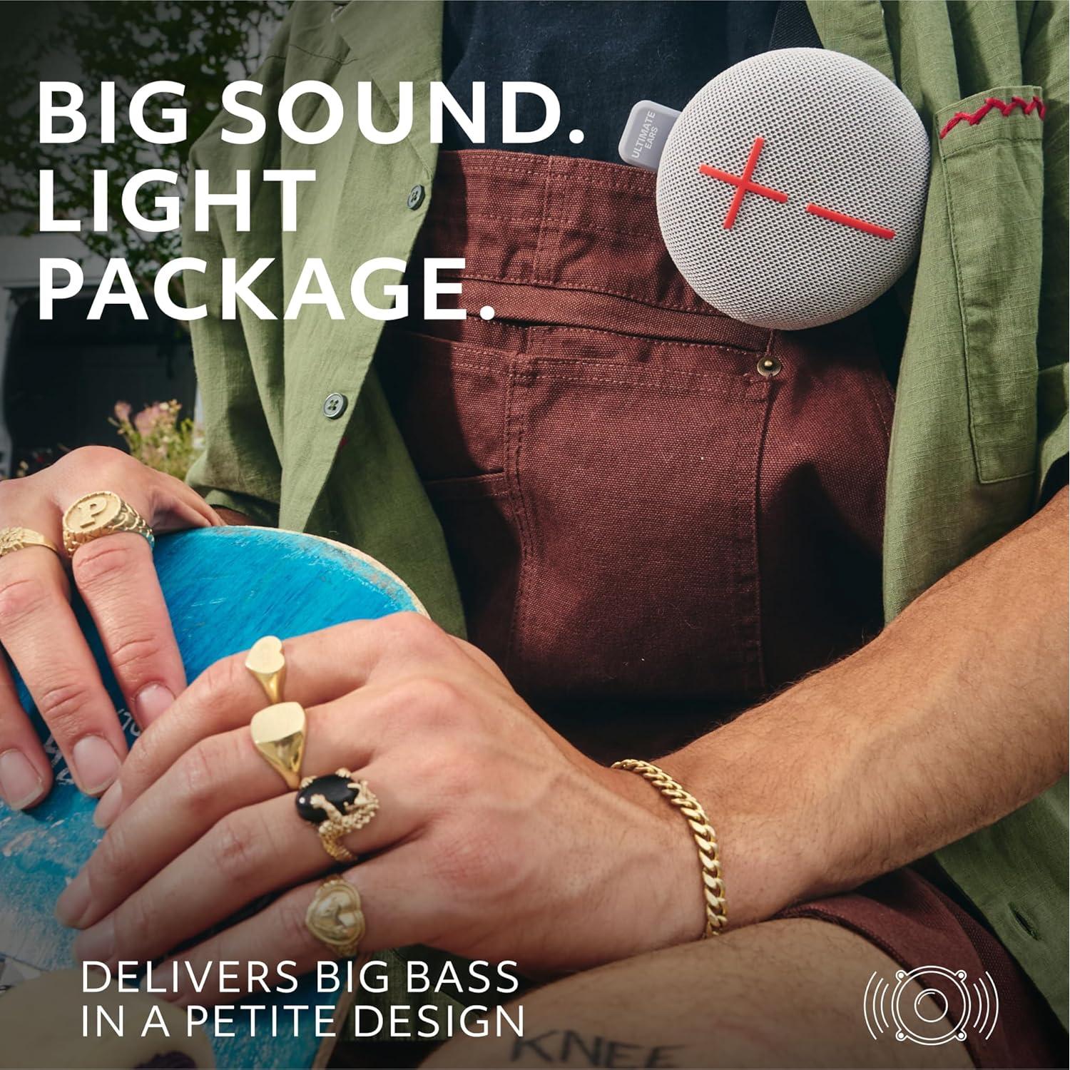 Altavoz Bluetooth Ultimate Ears MINIROLL Impermeable 12h - Gris