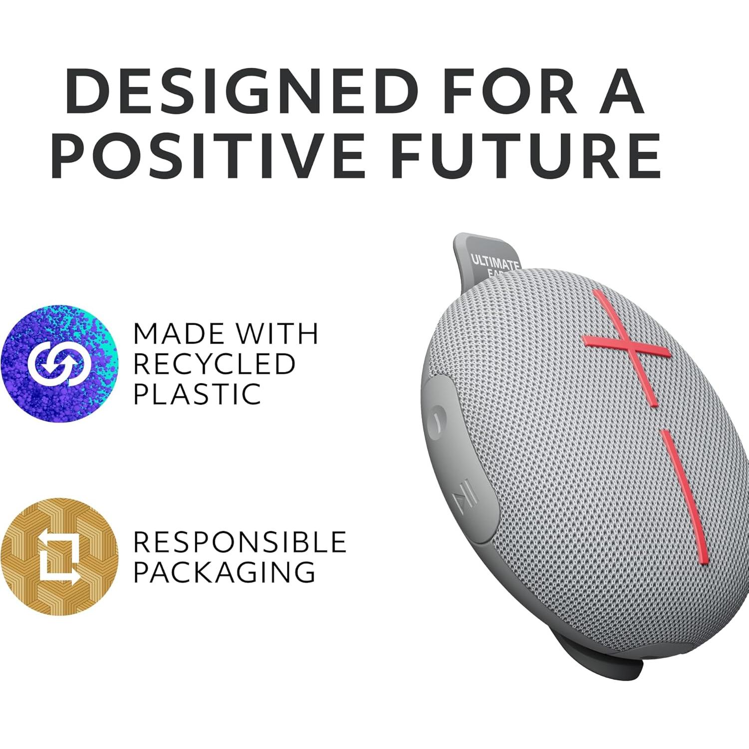 Altavoz Bluetooth Ultimate Ears MINIROLL Impermeable 12h - Gris