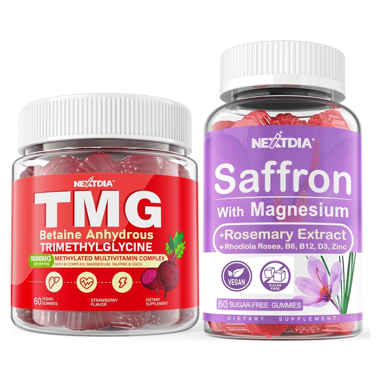 Gominolas de Azafrán TMG 1000mg - Suplemento 4 Meses